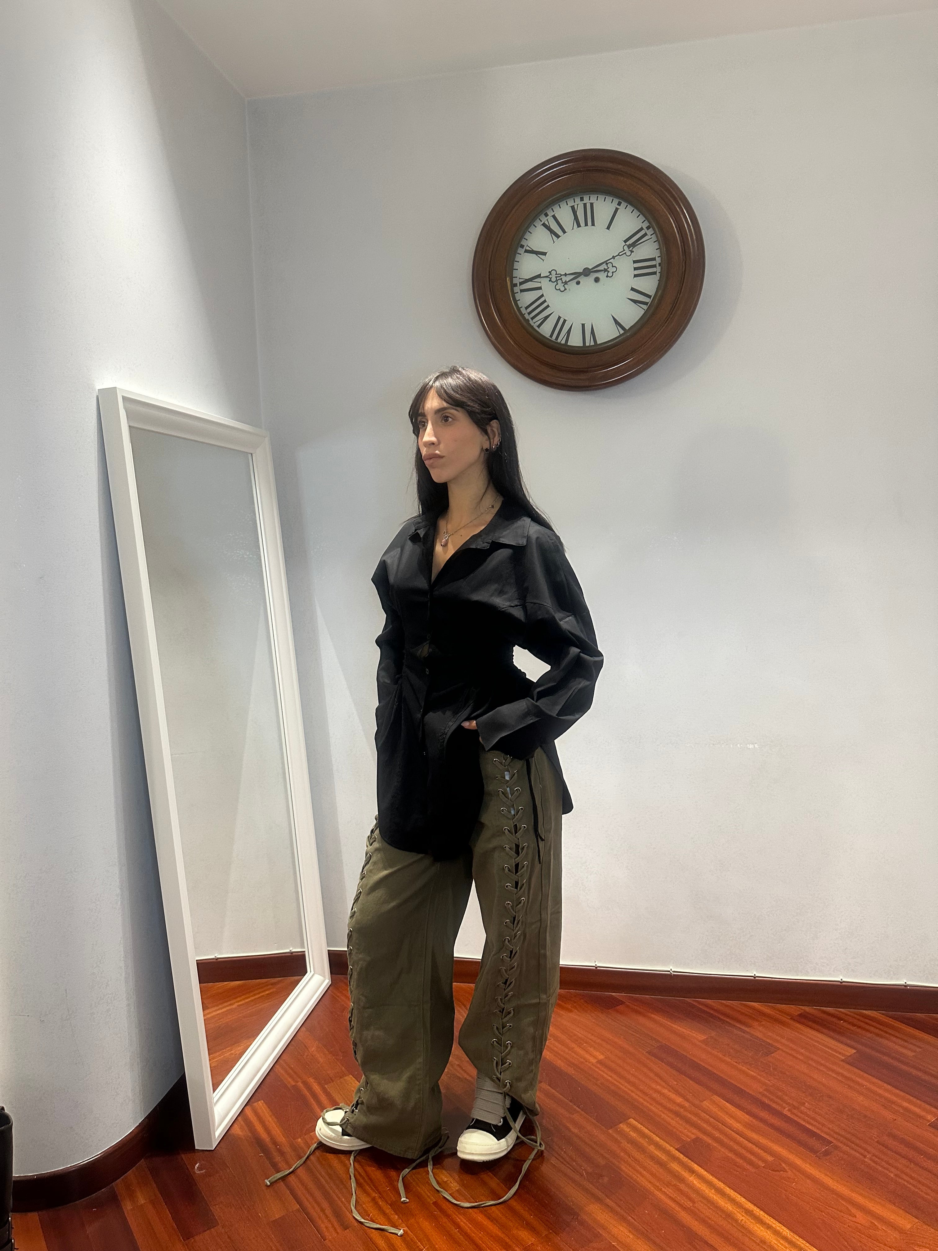 Camicia Intrecci Black