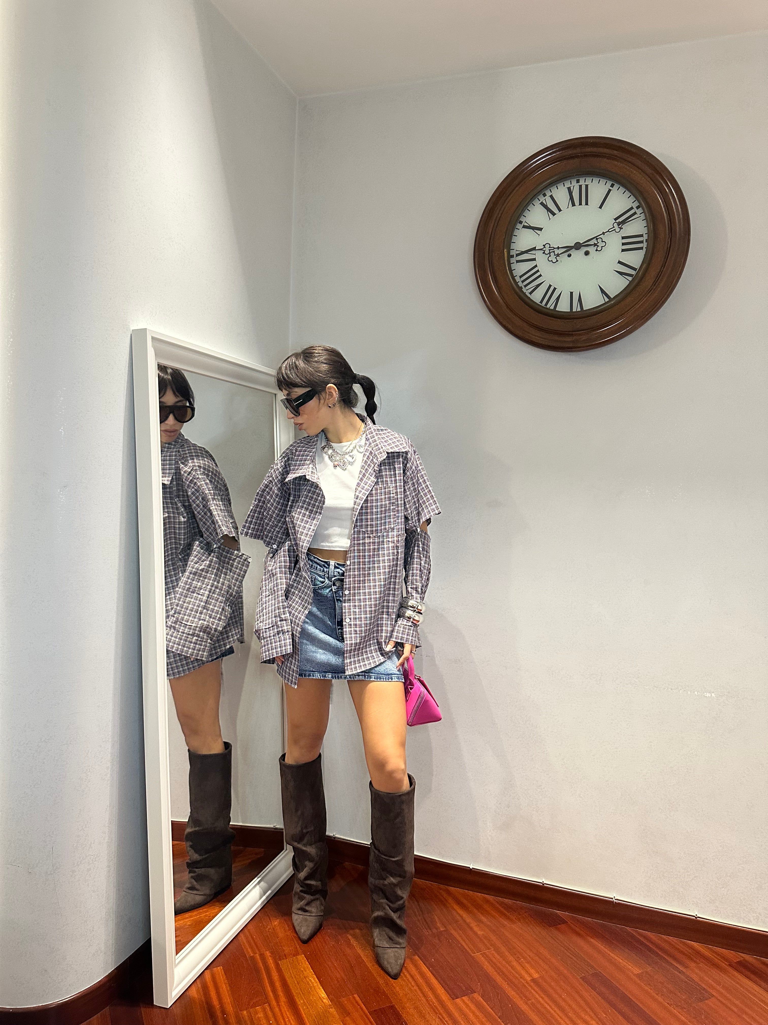 Camicia Puzzle Spalline