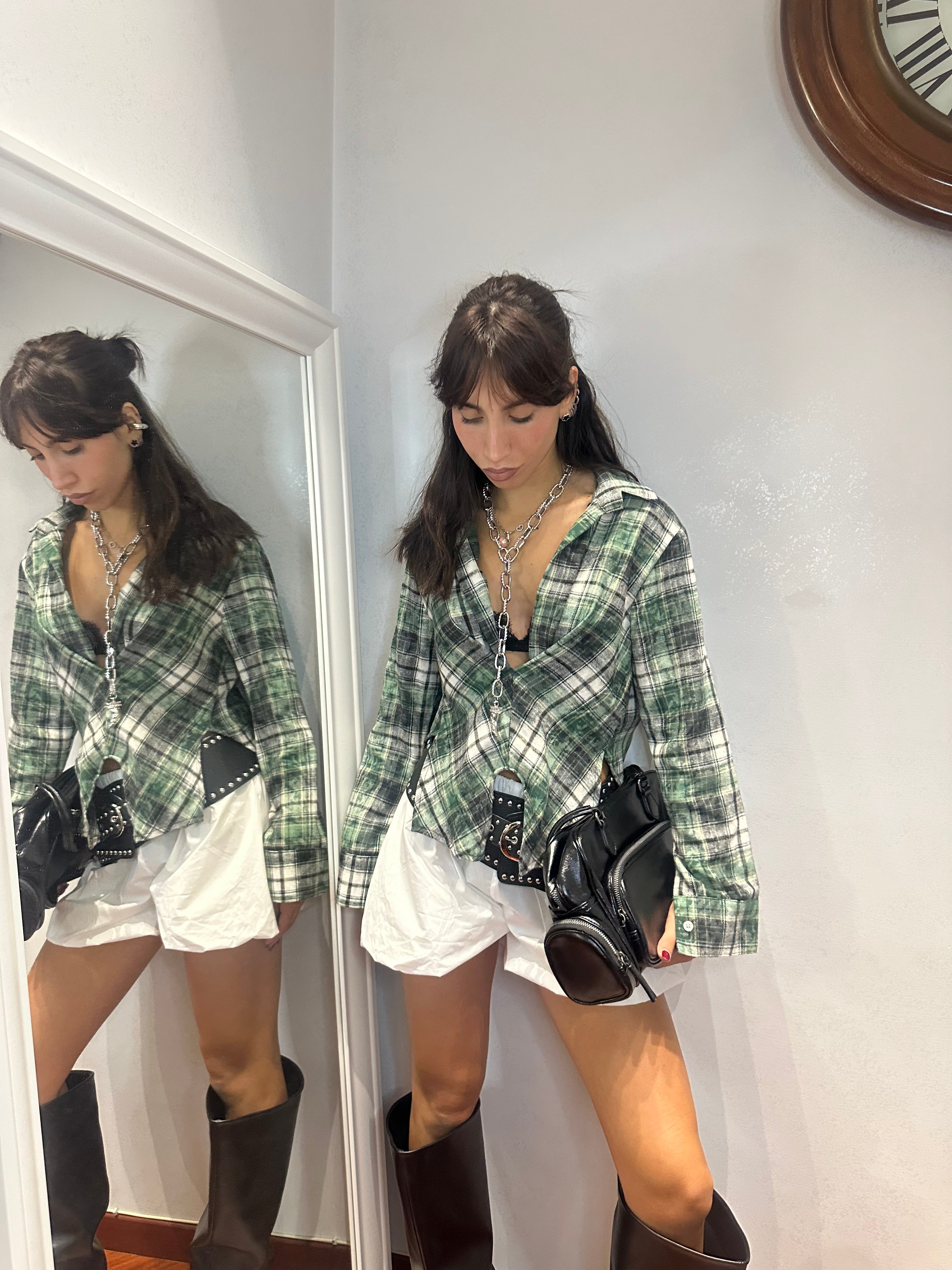 Camicia Corsetto Green