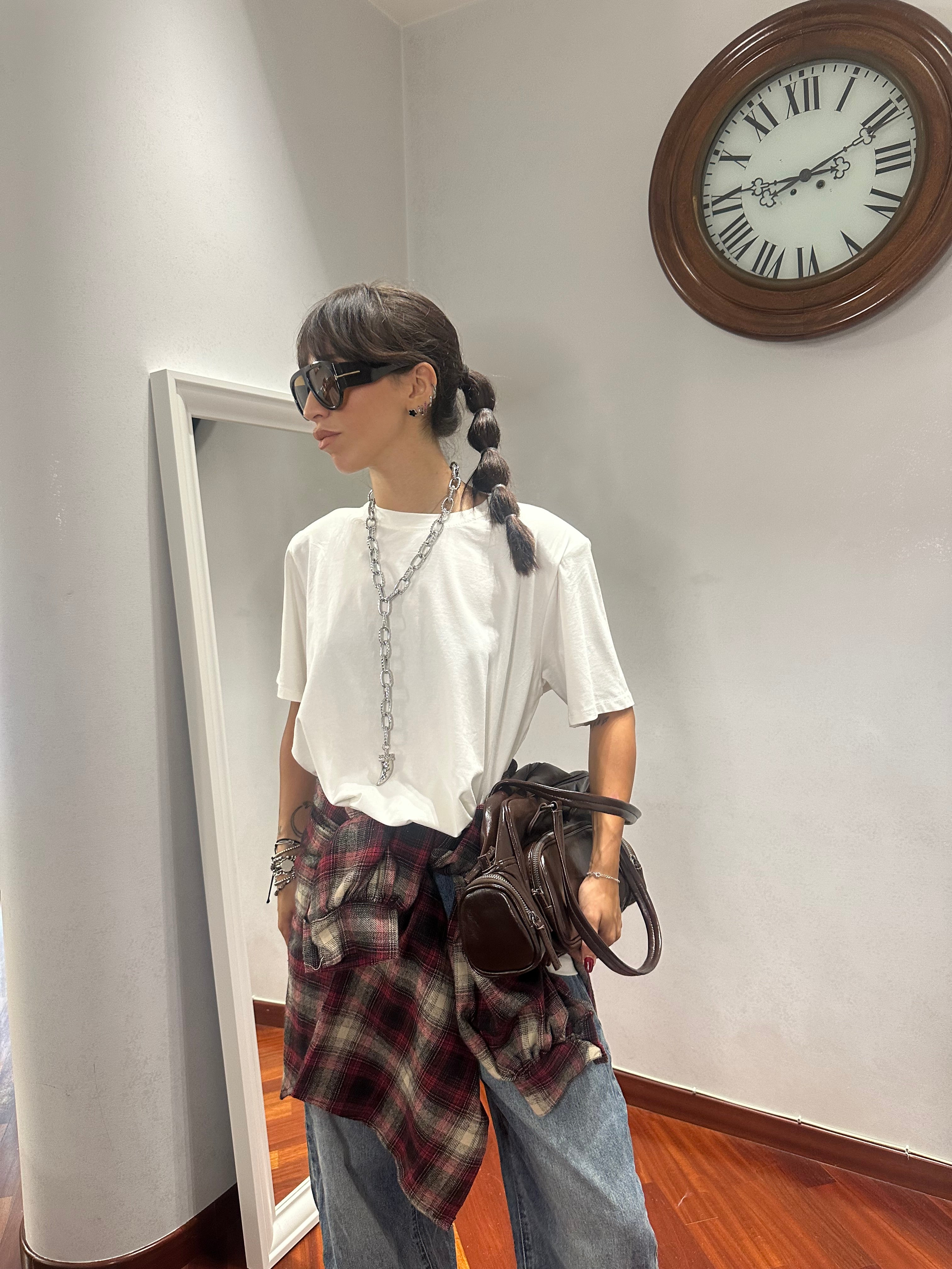 T-shirt Spalline Bianca