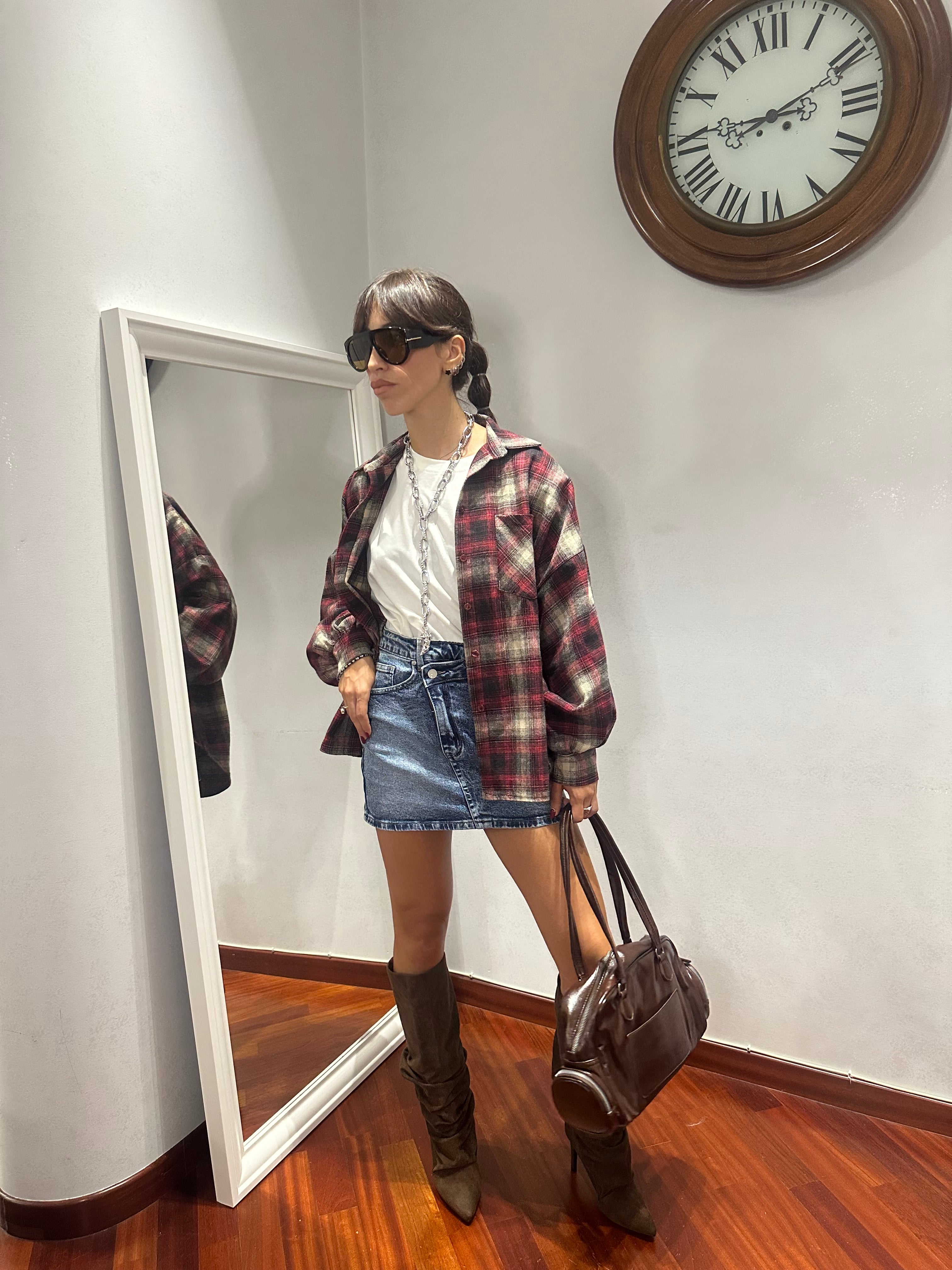 Camicia Quadri Tendenza