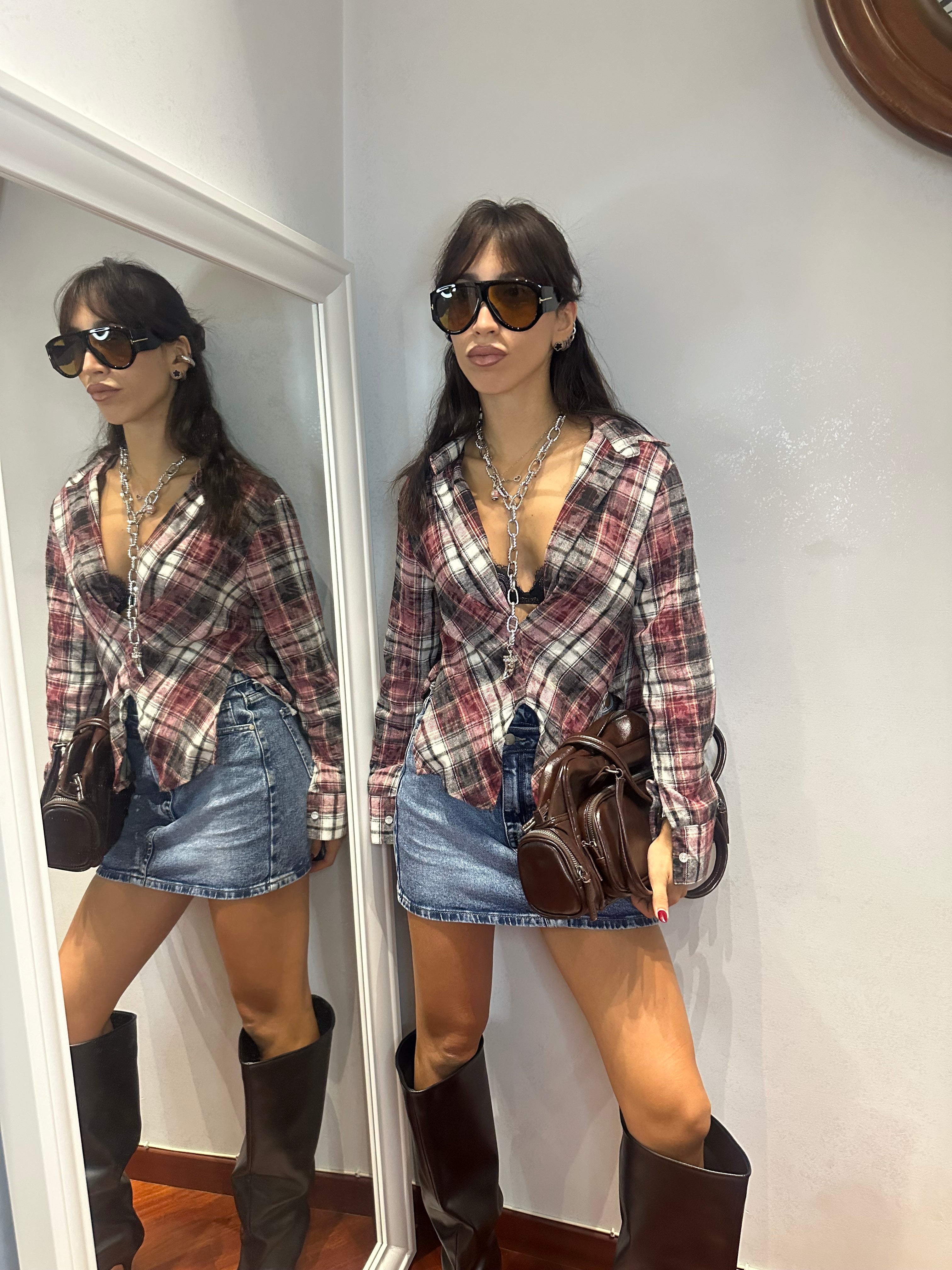 Camicia Corsetto Red