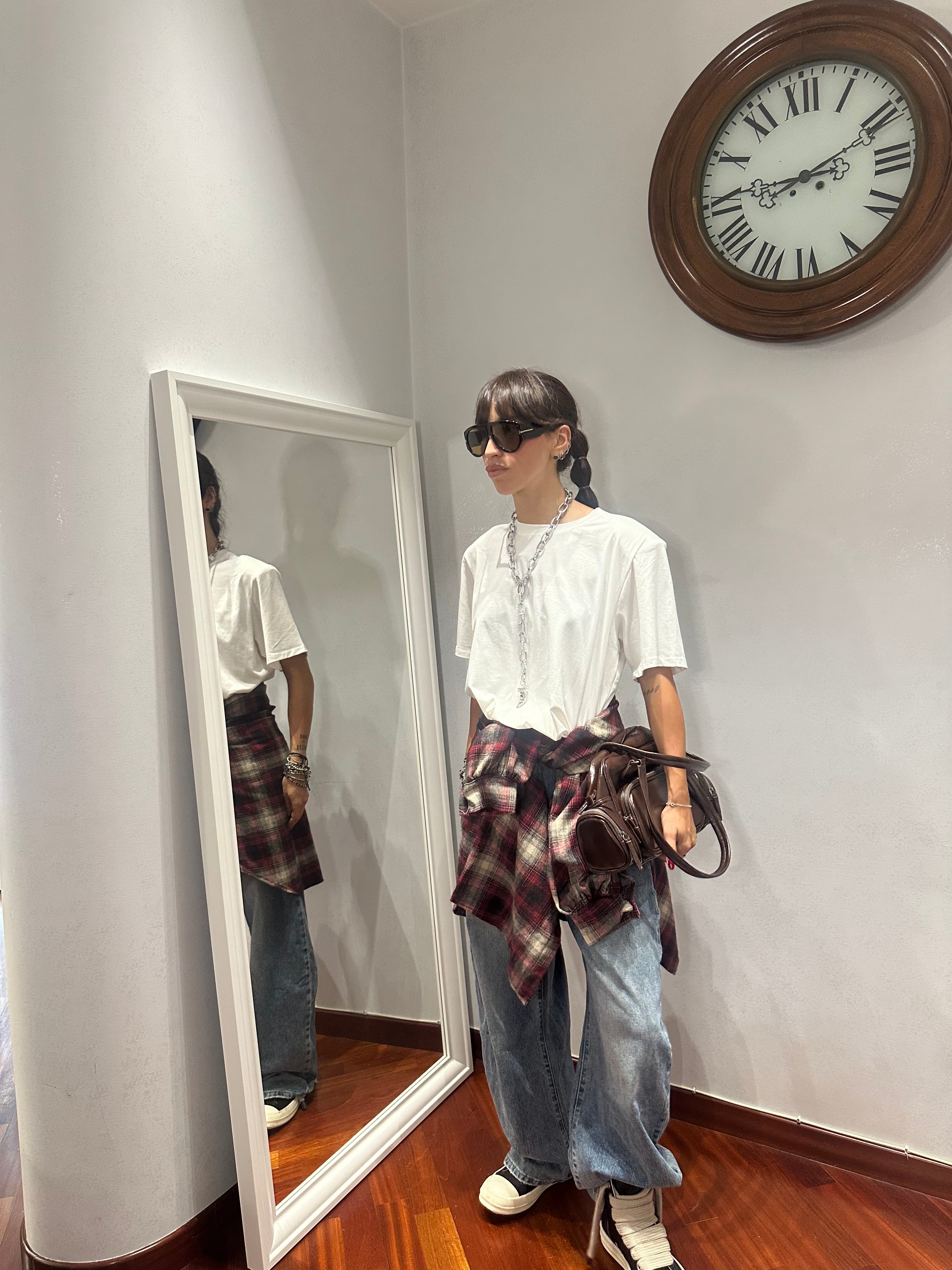 T-shirt Spalline Bianca