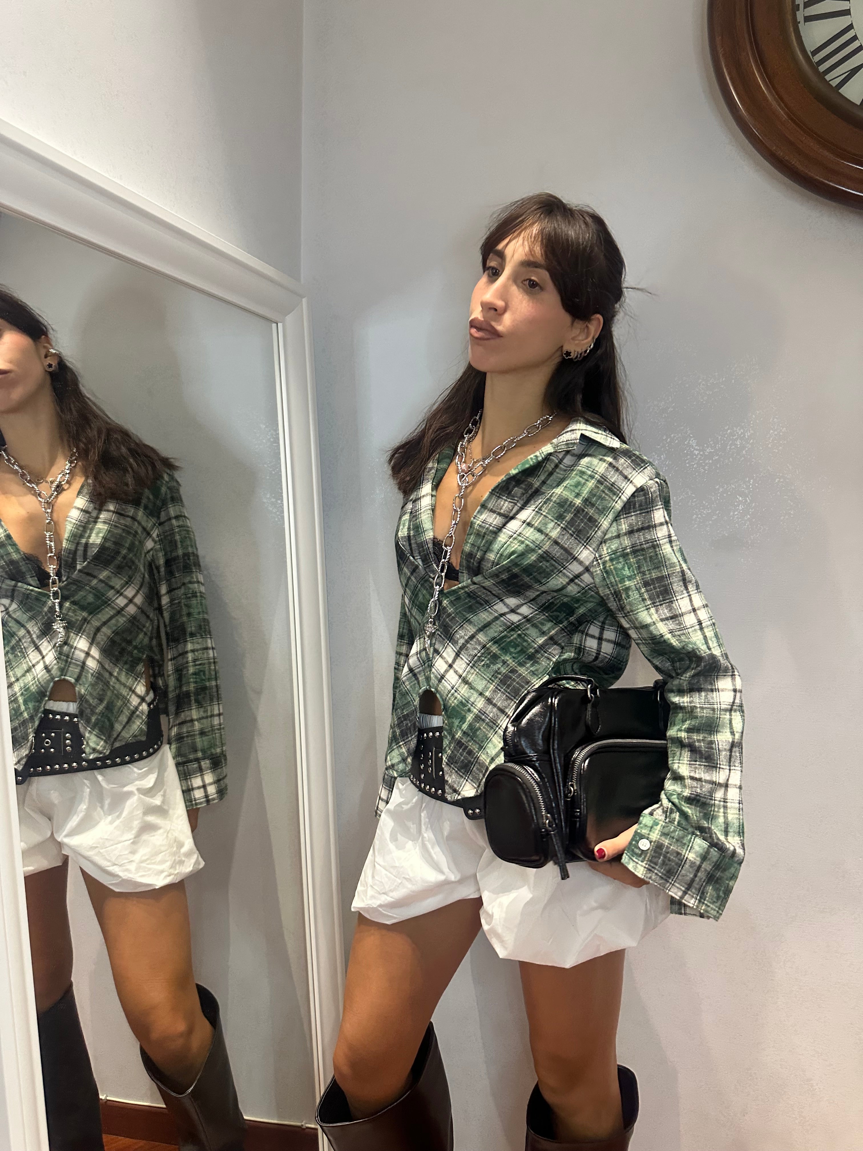 Camicia Corsetto Green