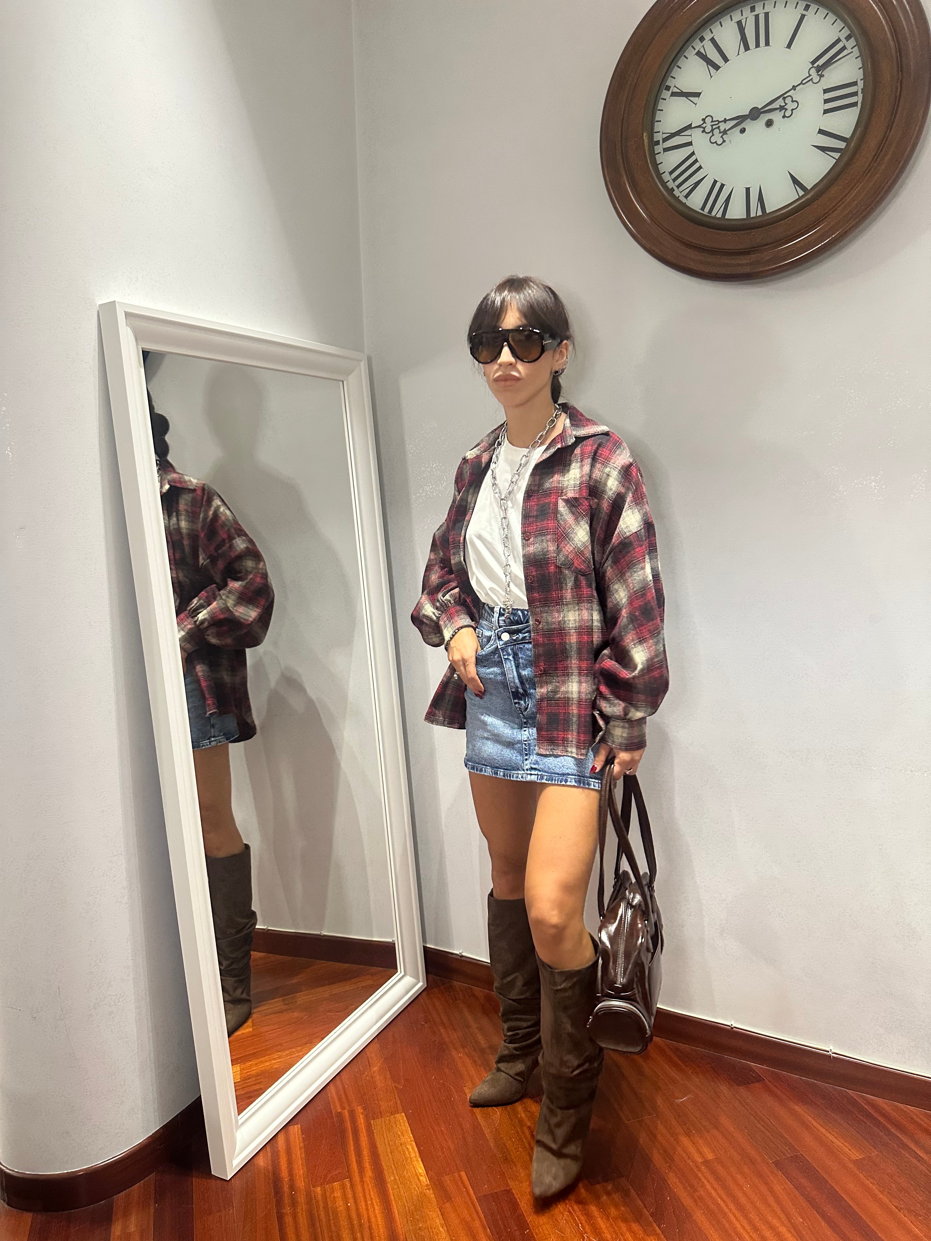 Camicia Quadri Tendenza