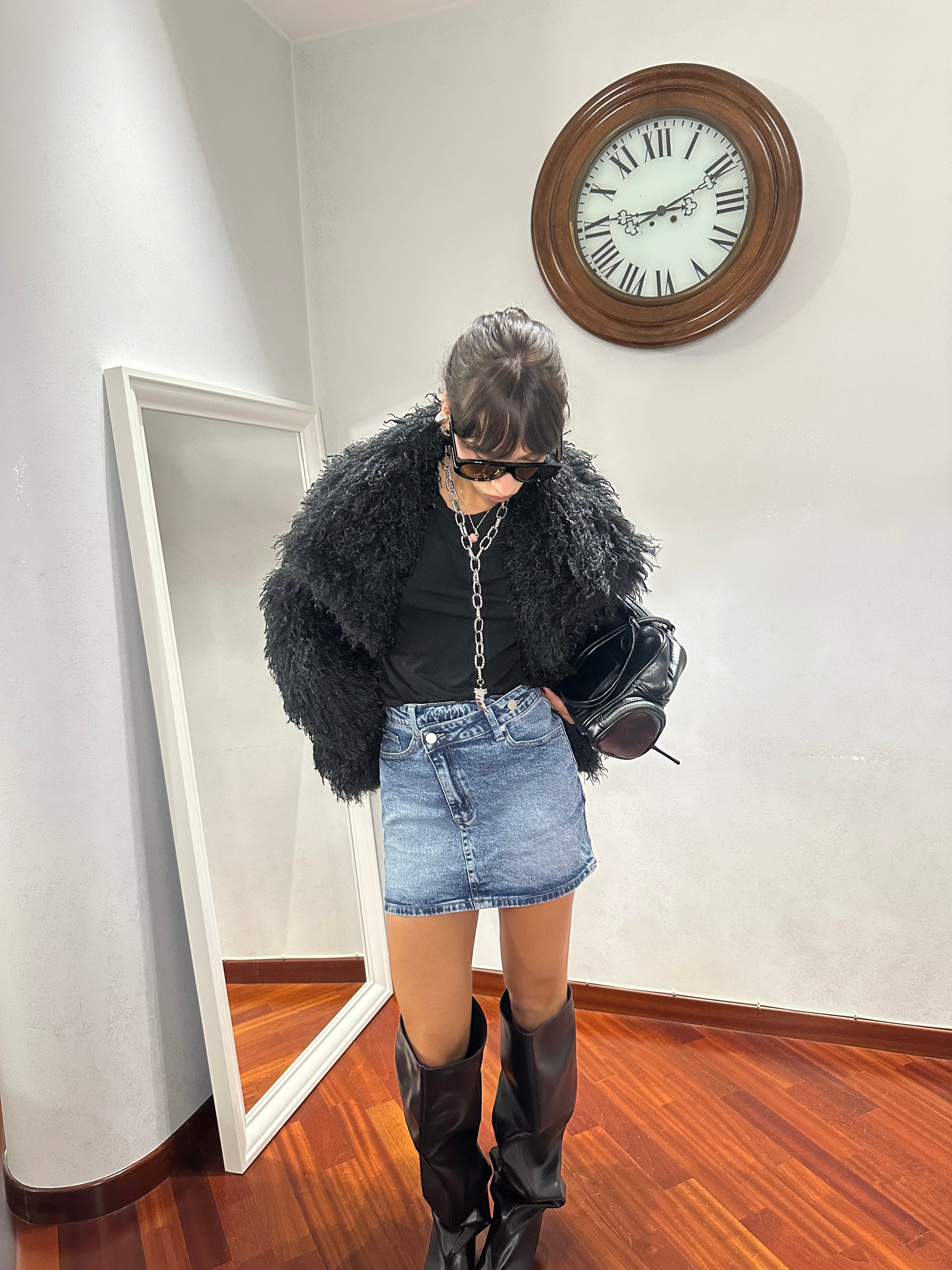 Minigonna doppiachiusura