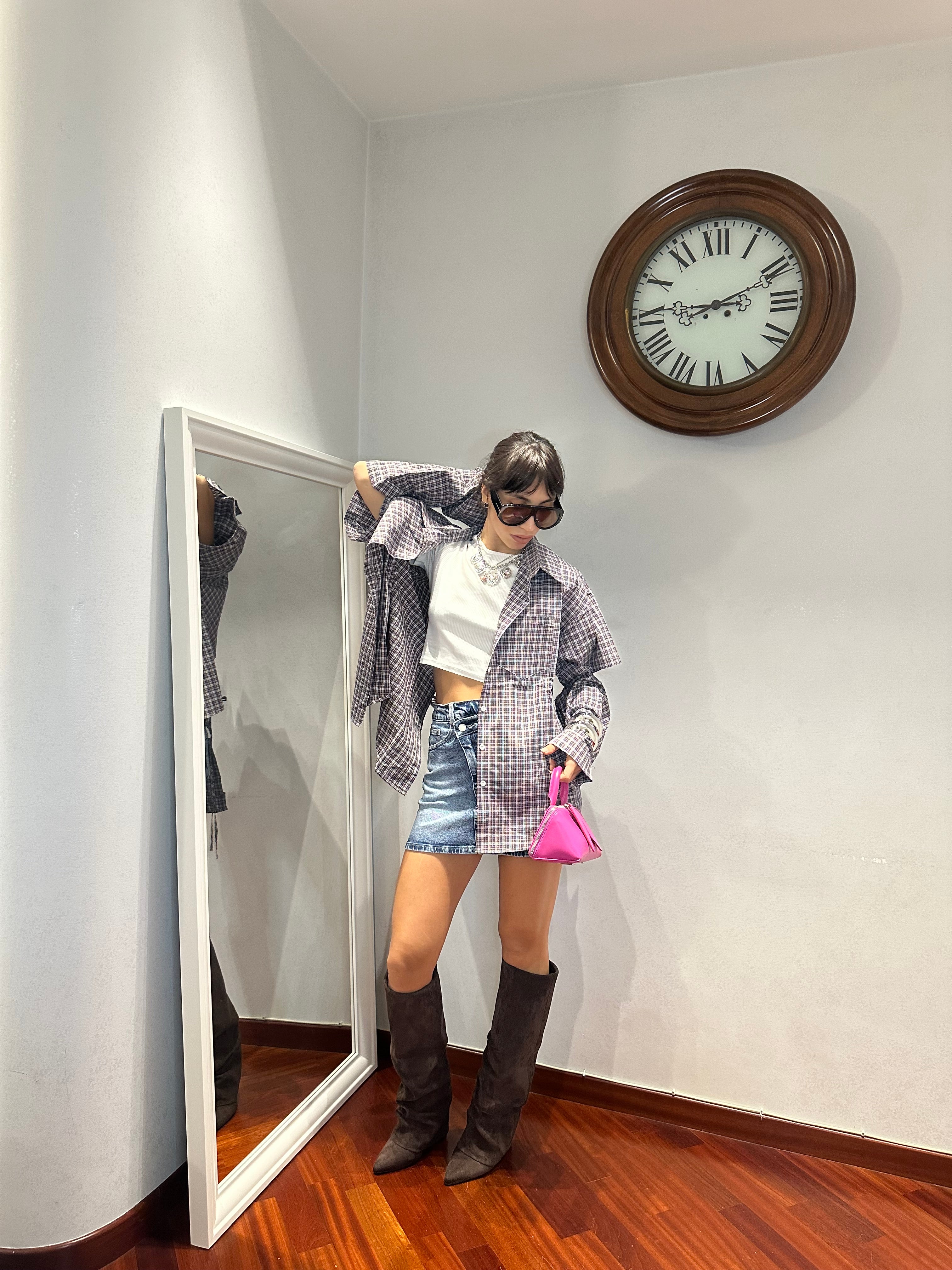 Camicia Puzzle Spalline