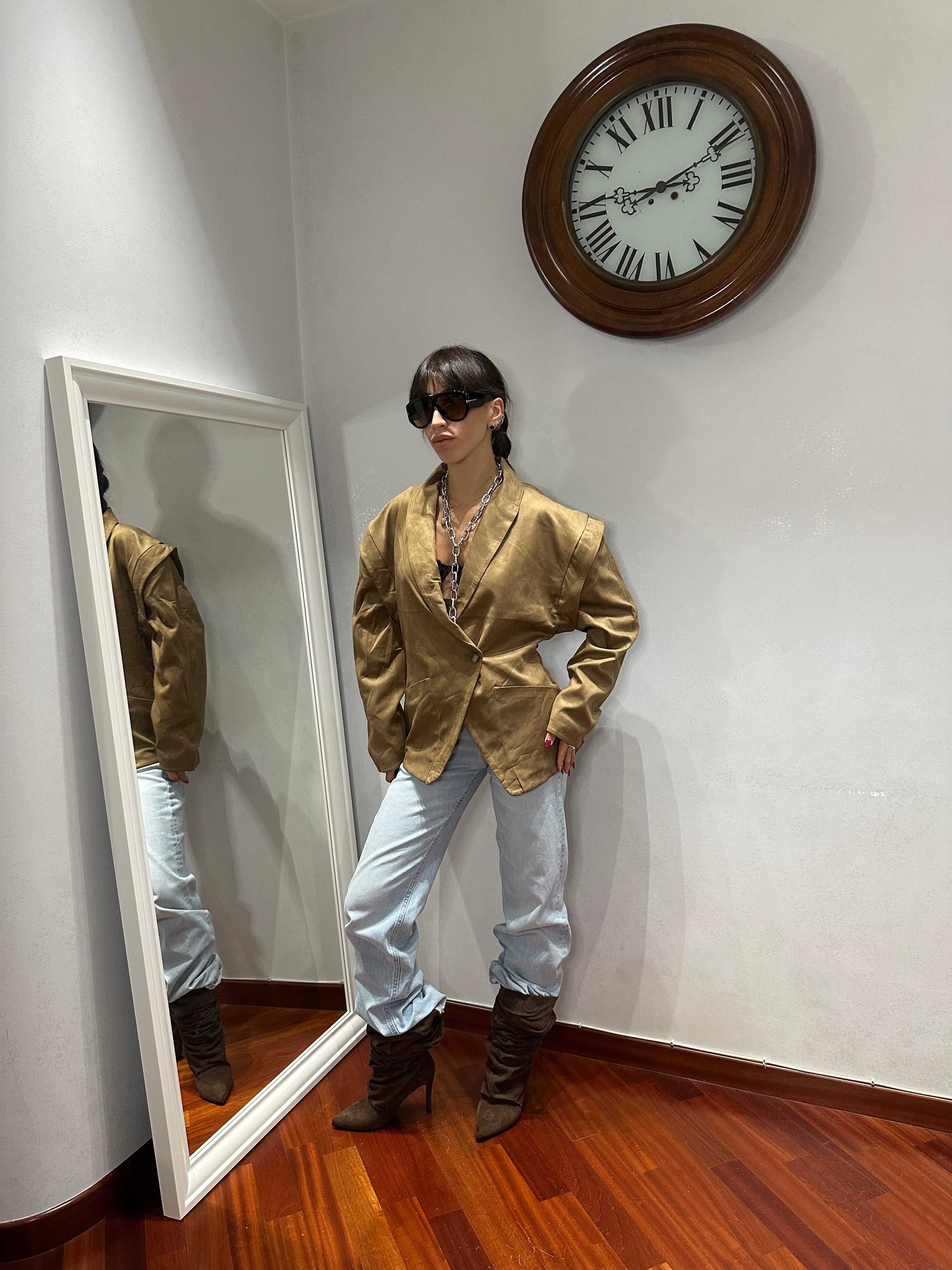 Blazer Sophie Suede Caramello