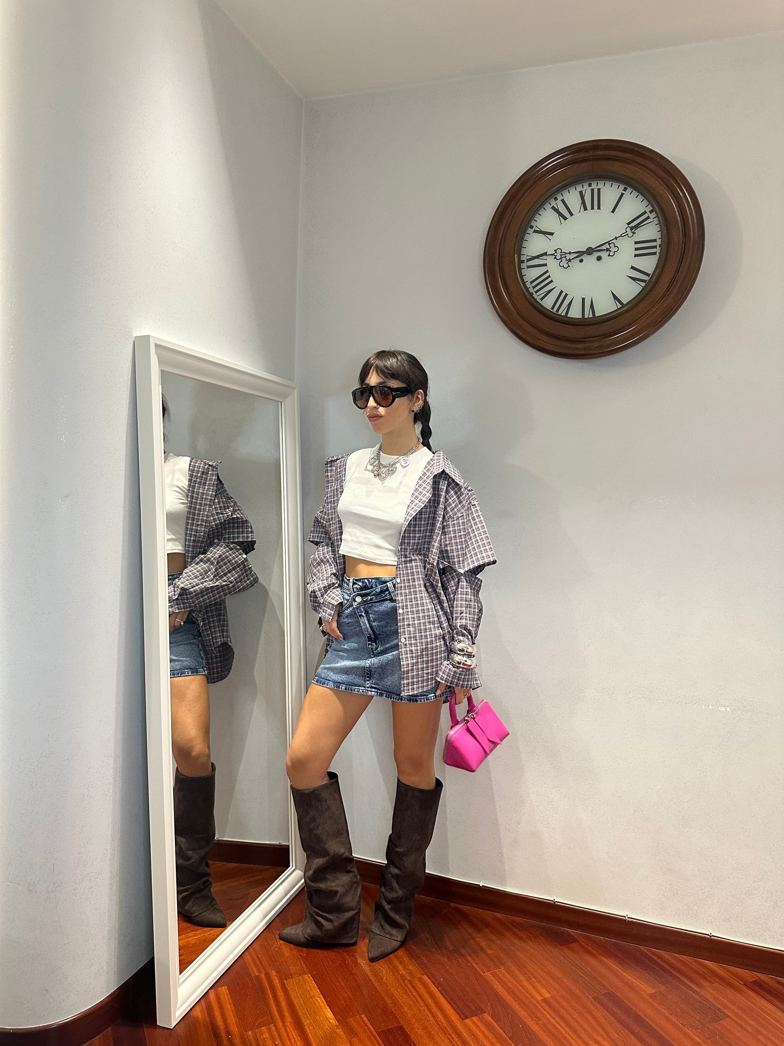 Camicia Puzzle Spalline