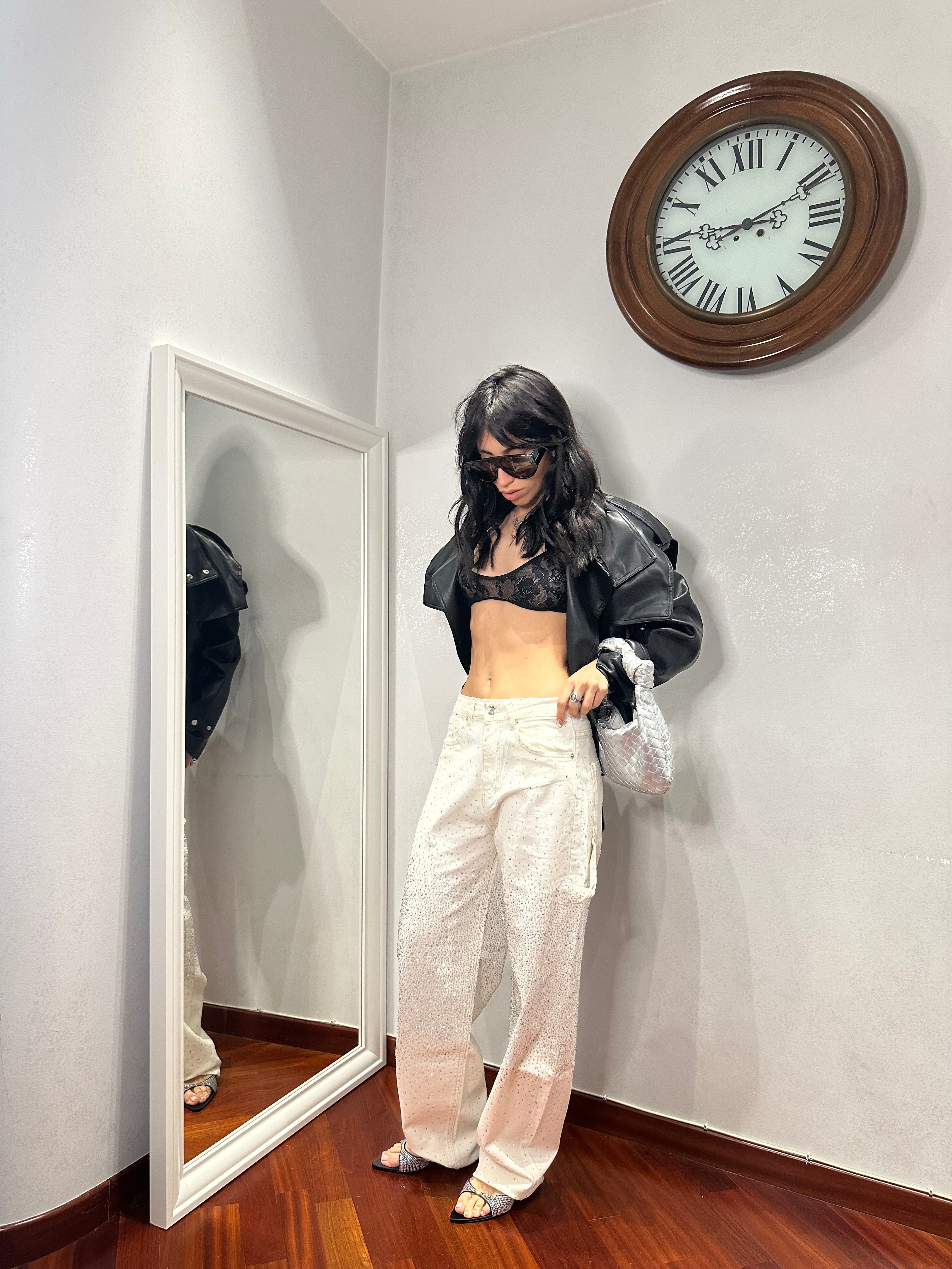 Denim Balloon White
