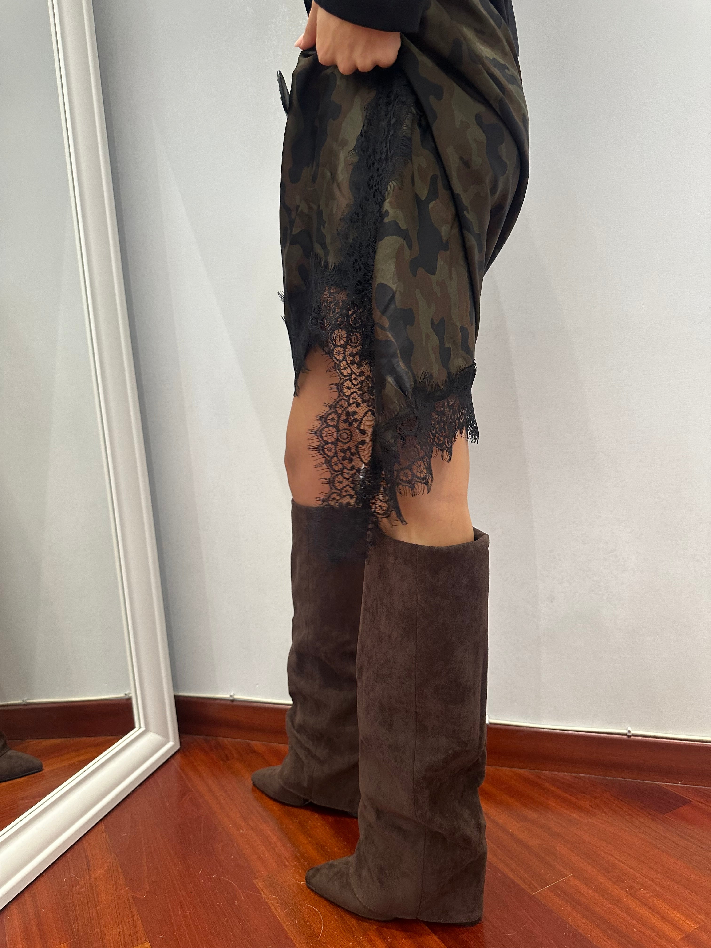 Boots BIG ATTICO suede choco