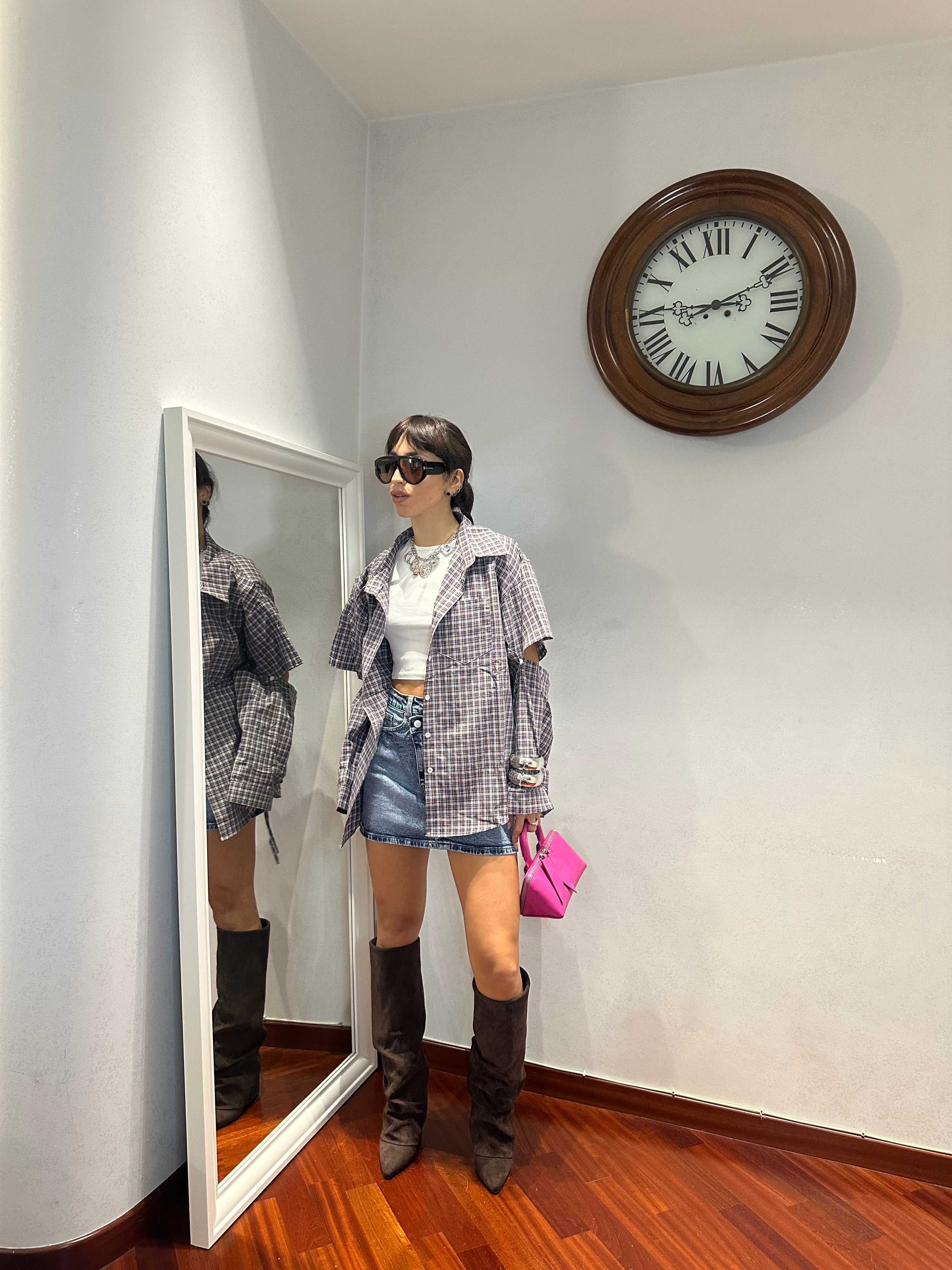 Camicia Puzzle Spalline