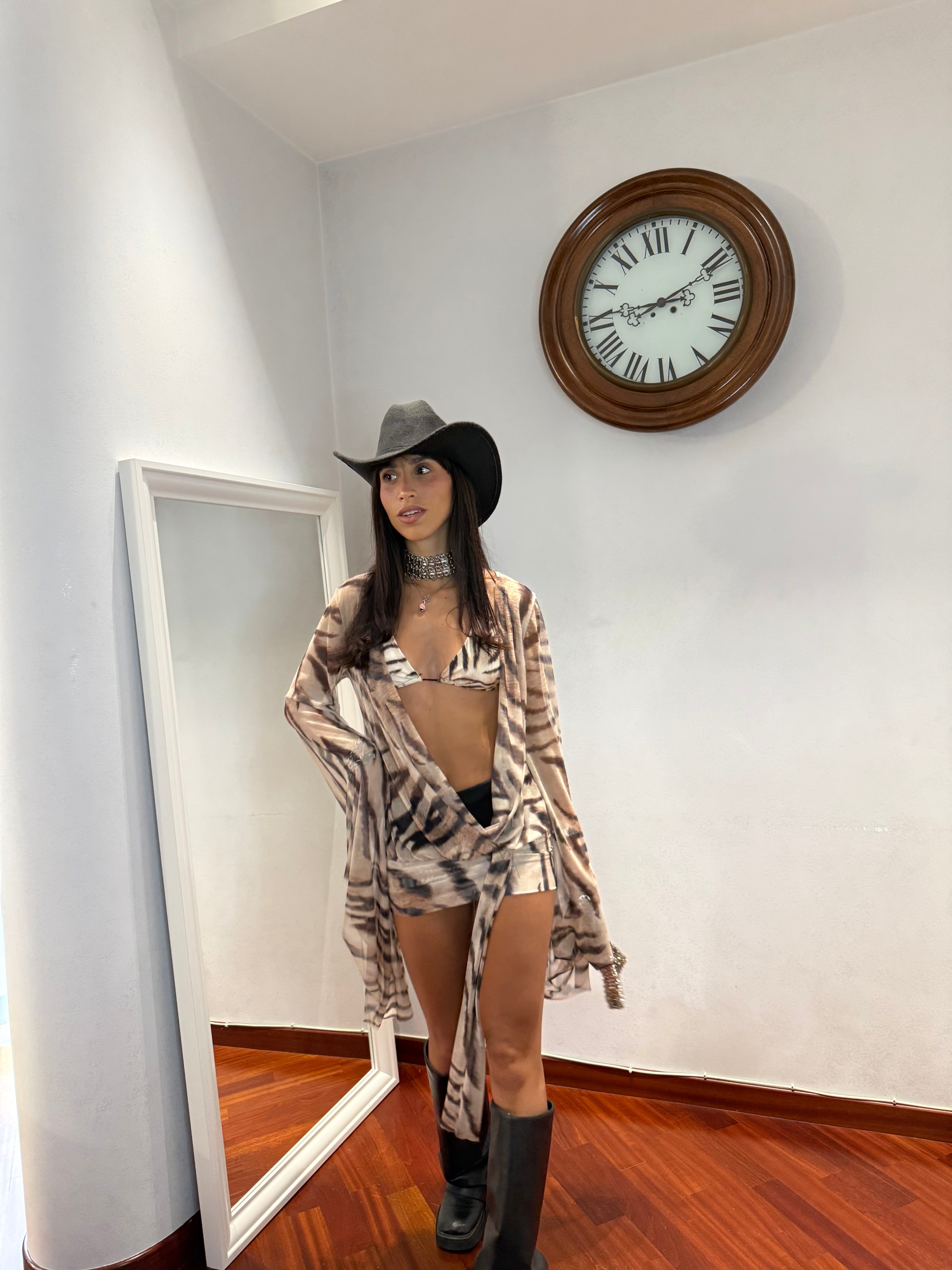 Dress+Bikini Zebra
