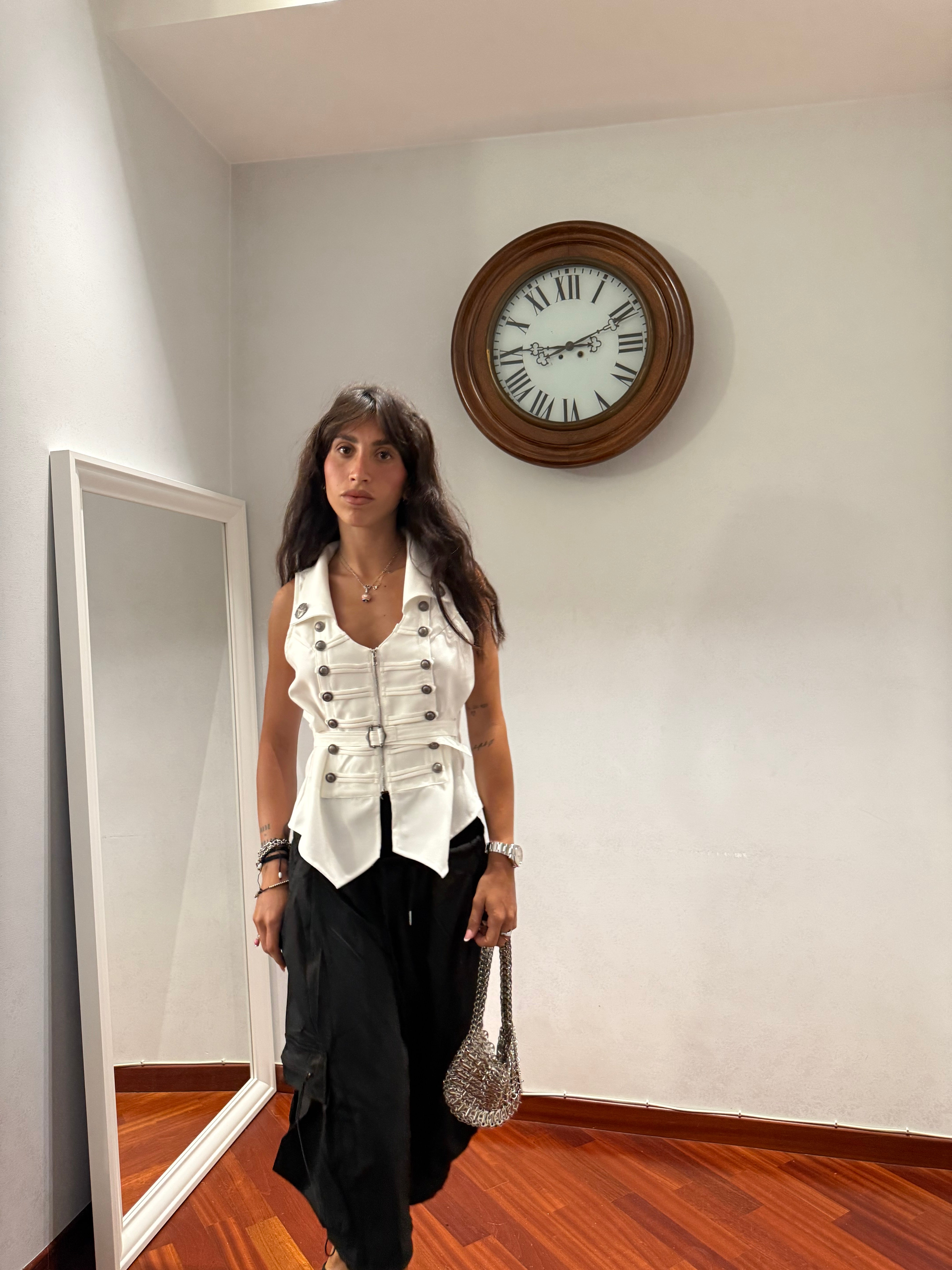 Gilet Napoleon Bianco