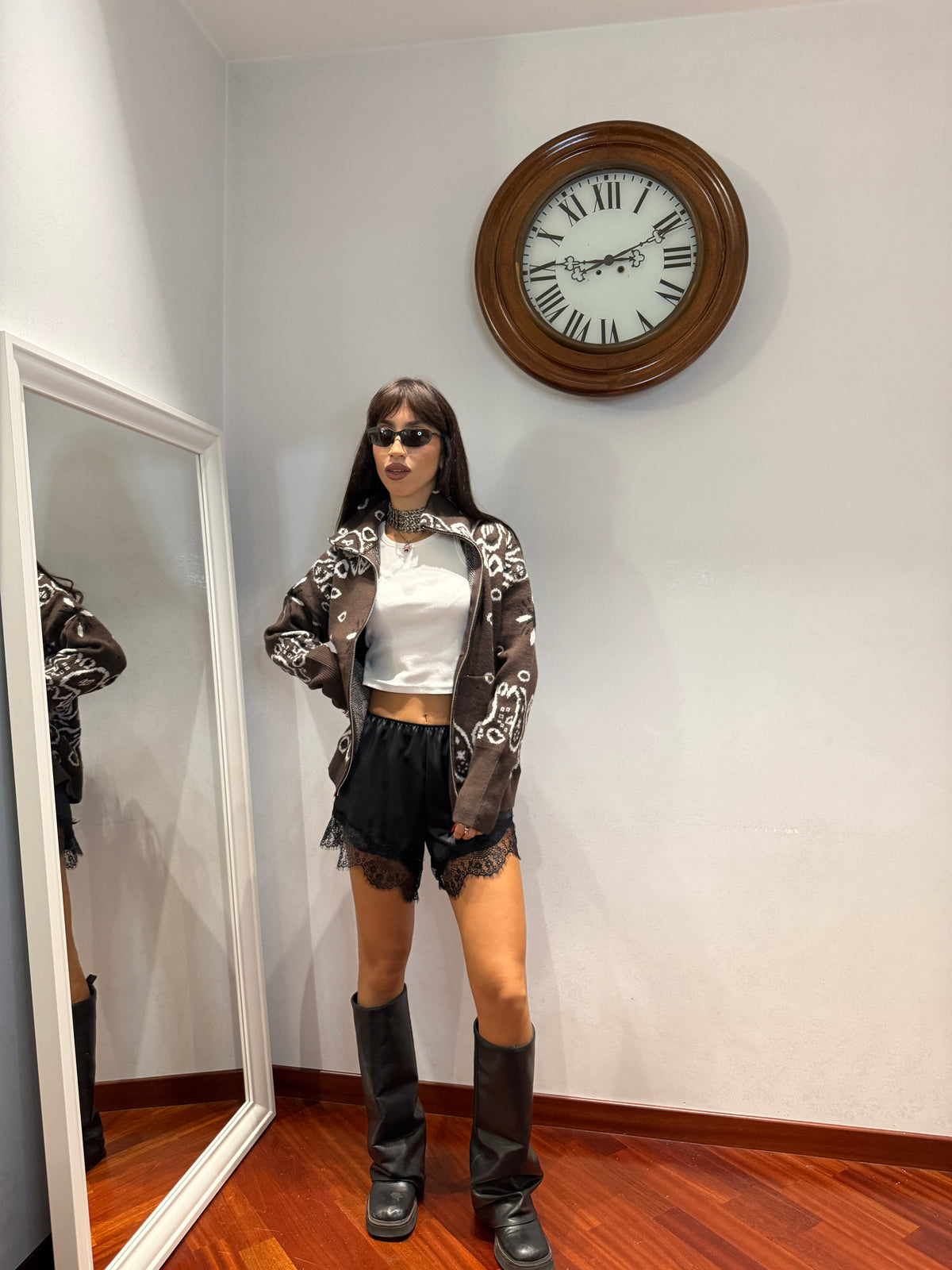 Pantaloncino SatinPizzo