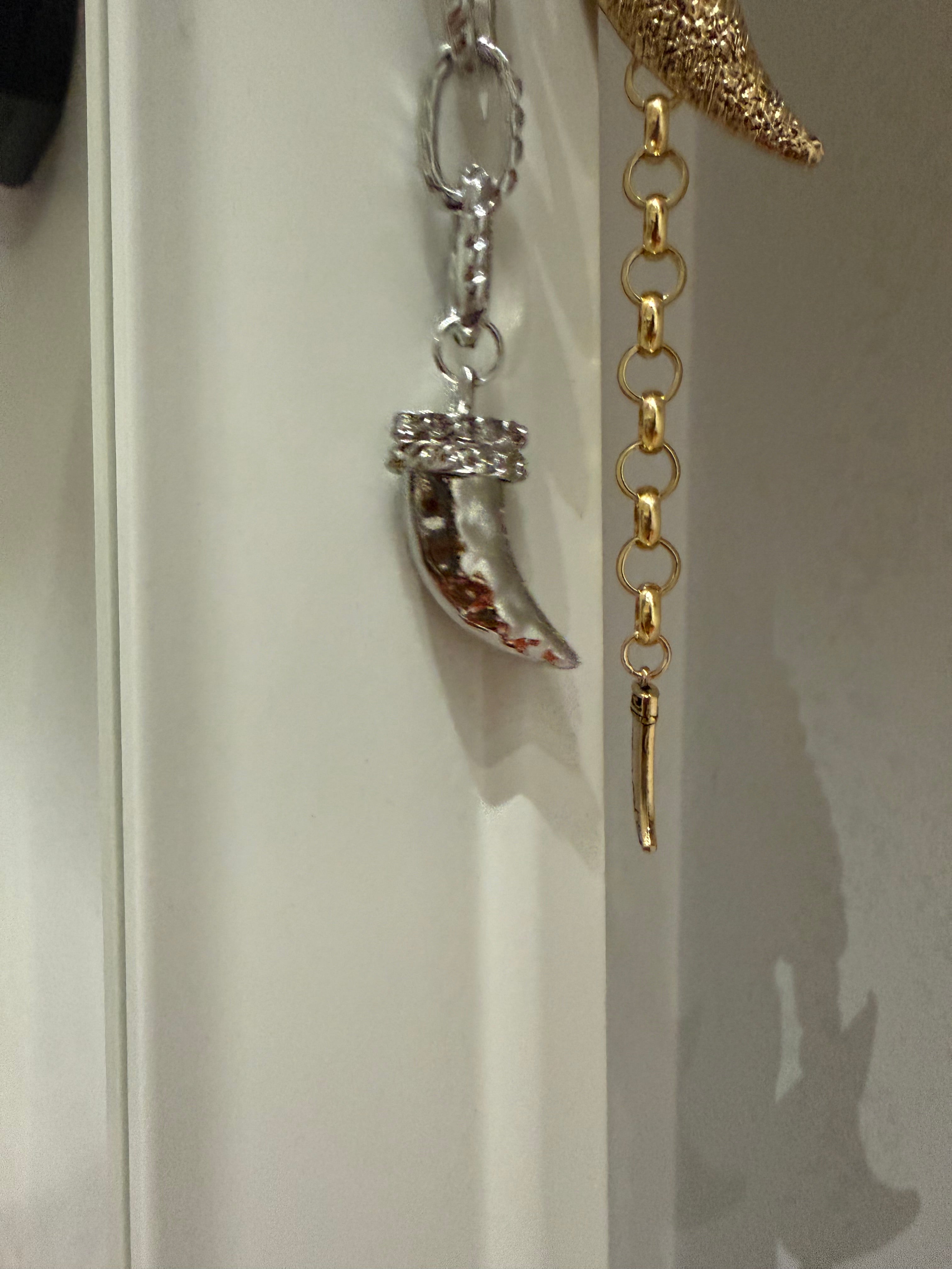 Collana Corno Tribale