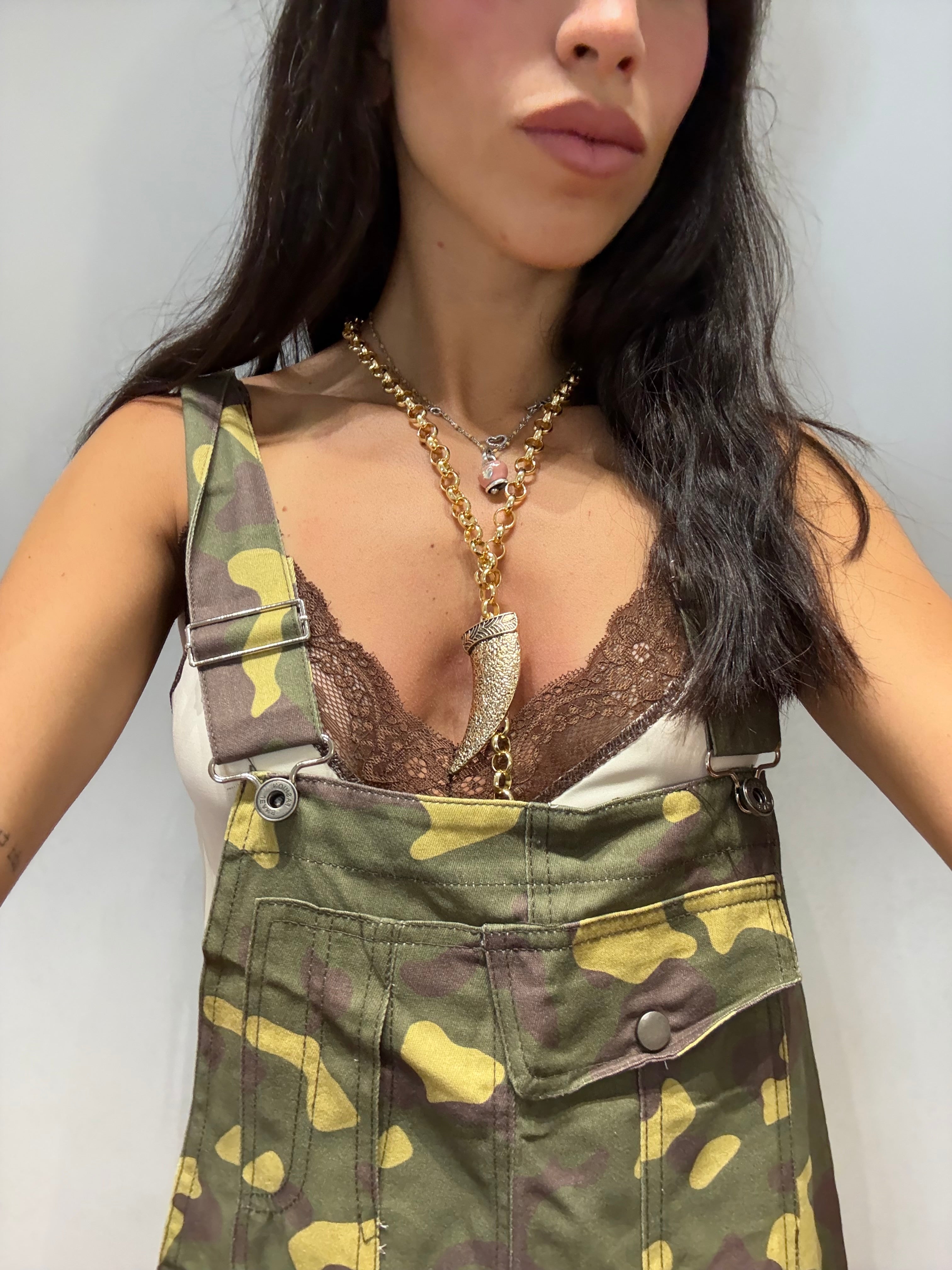 Collana Corno Tribale