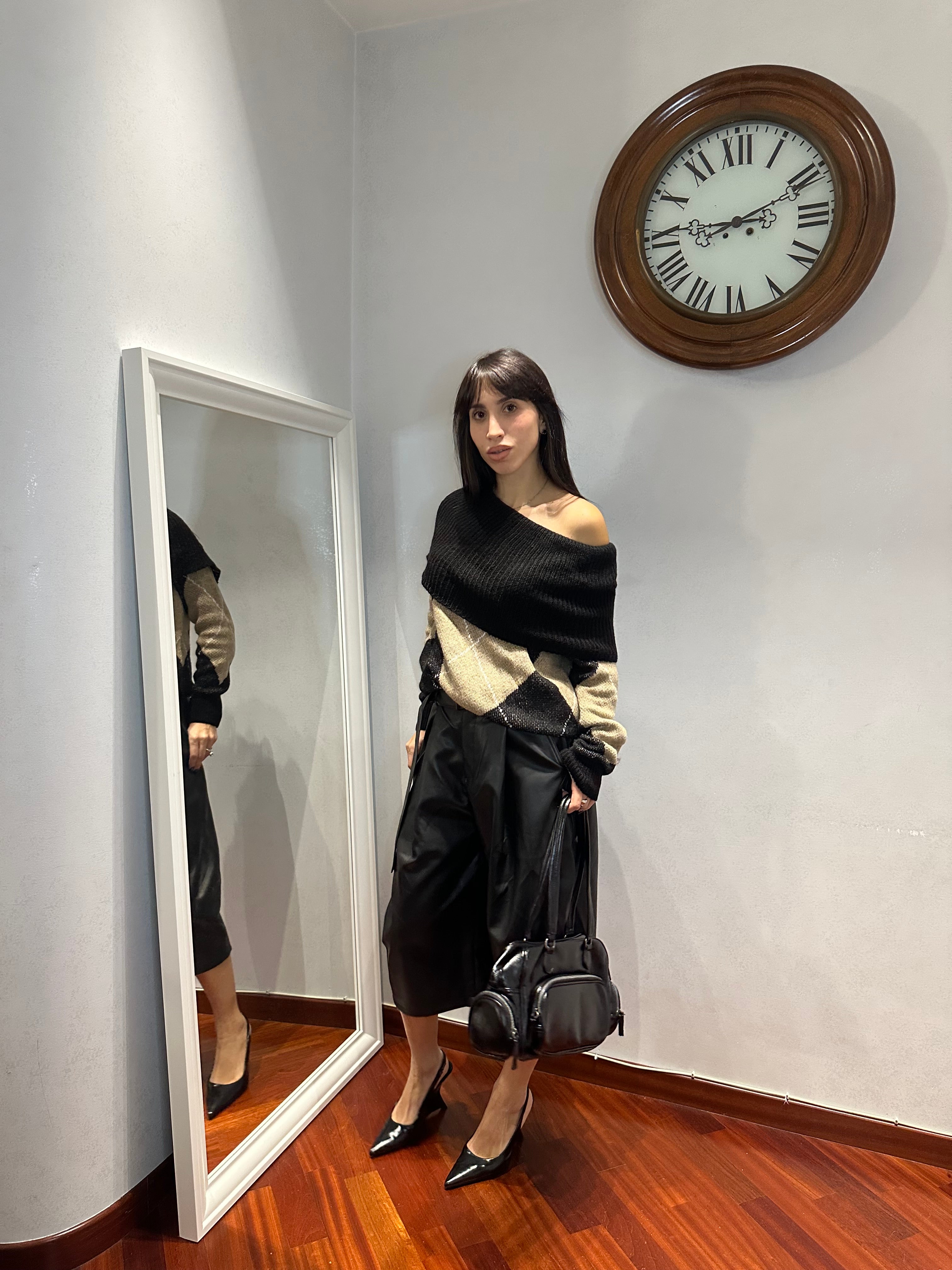 Maglione Monospalla Rombi