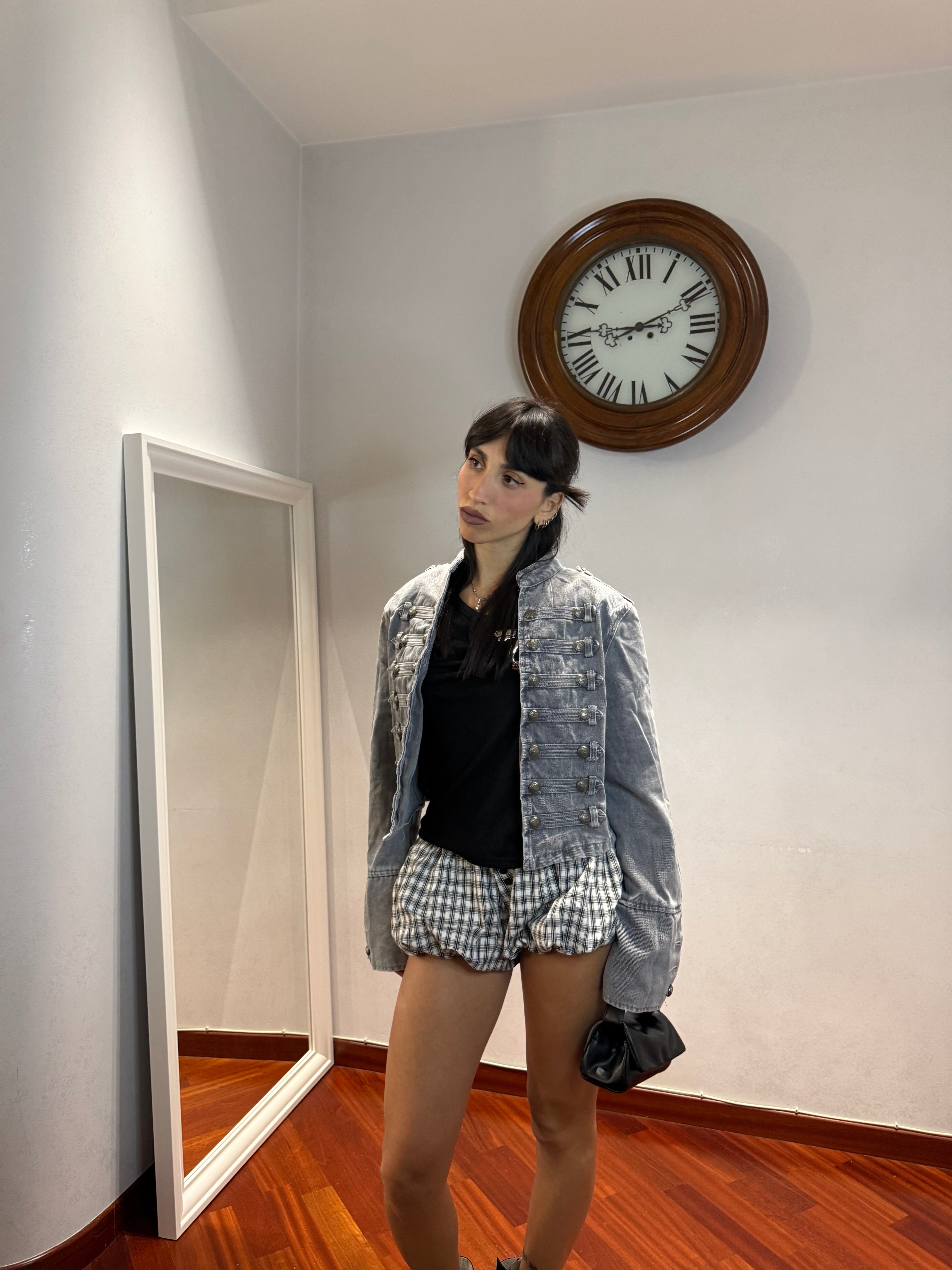 Napoleon Jacket Denim Gray