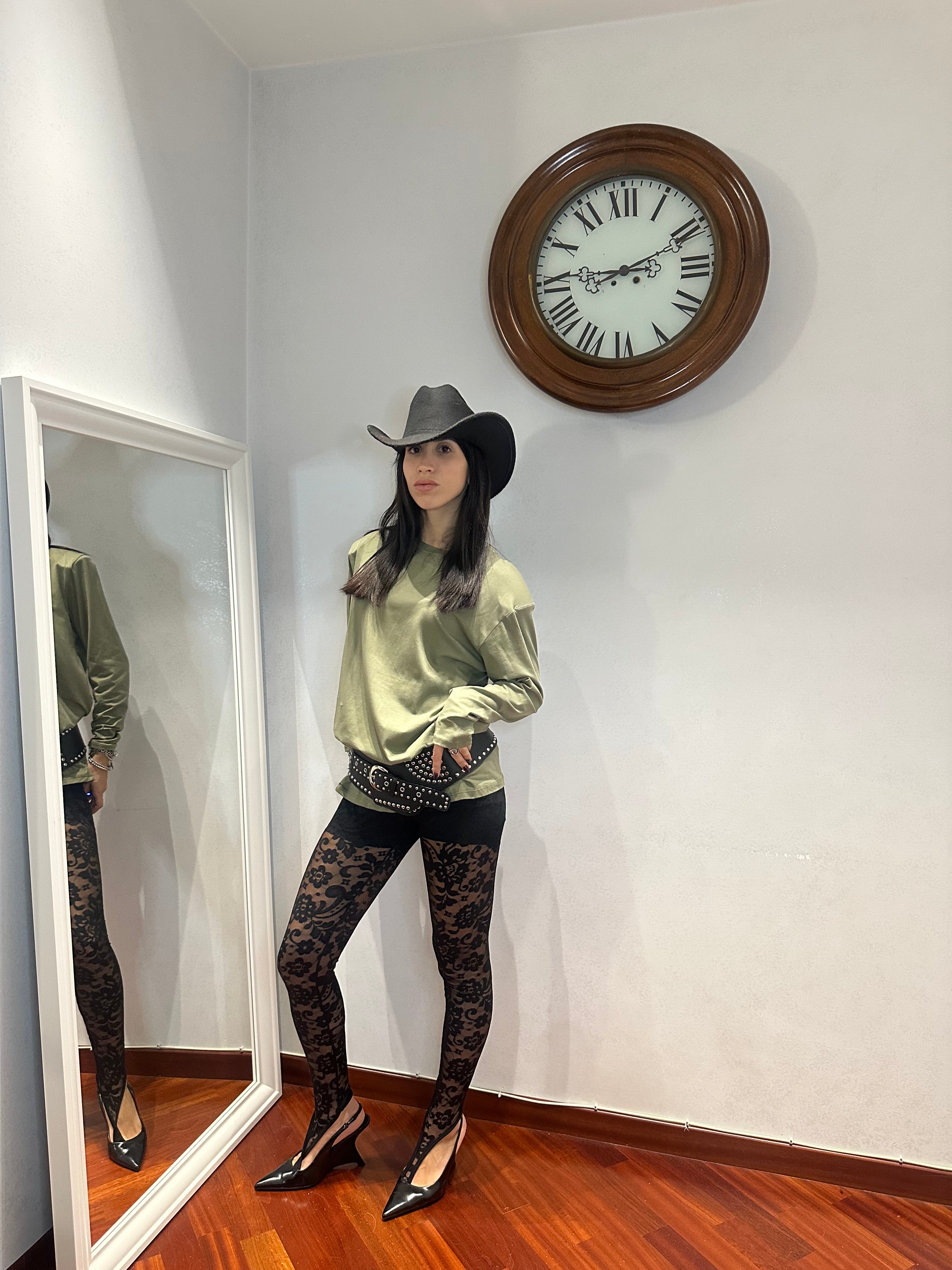 Leggins Contenitivo Pizzo