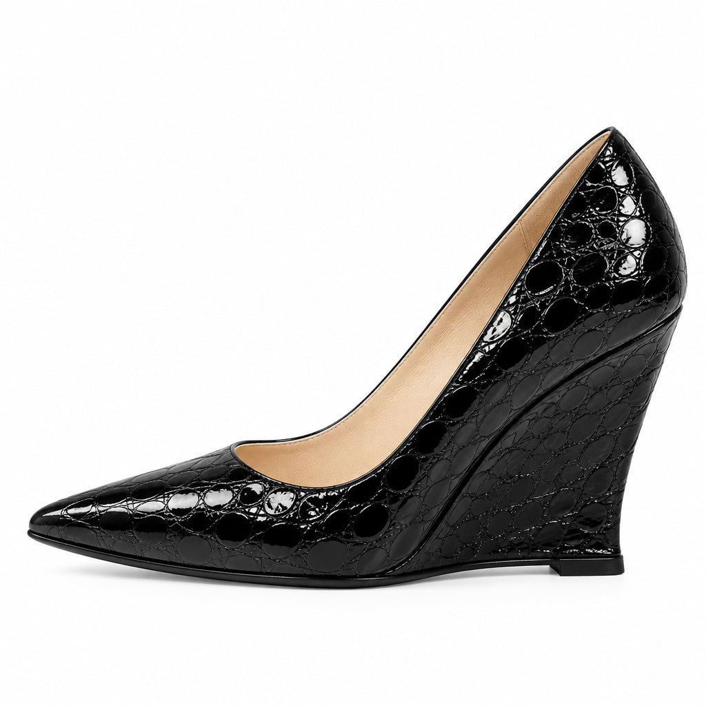 Décolleté Glossy Noir