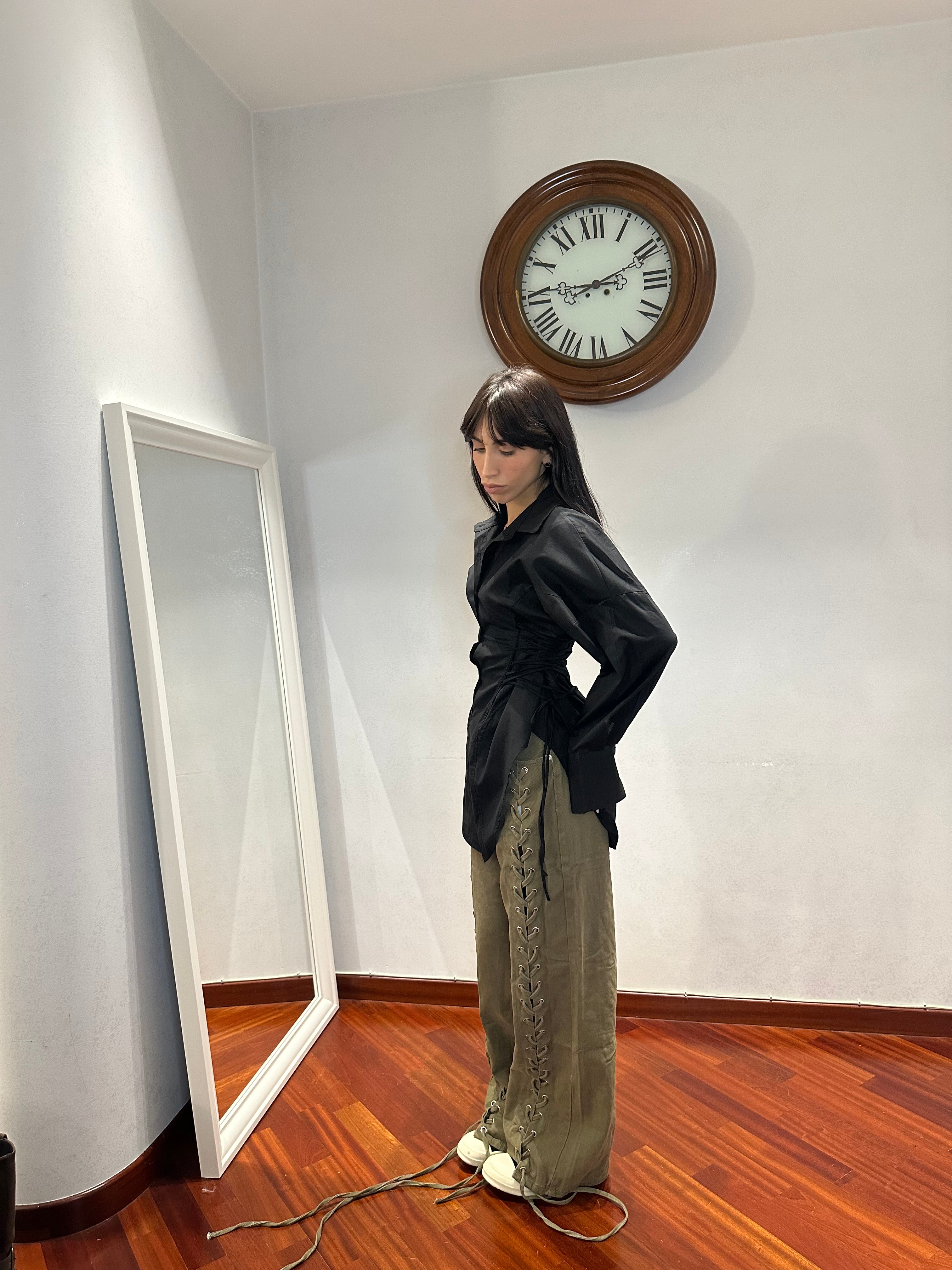 Camicia Intrecci Black