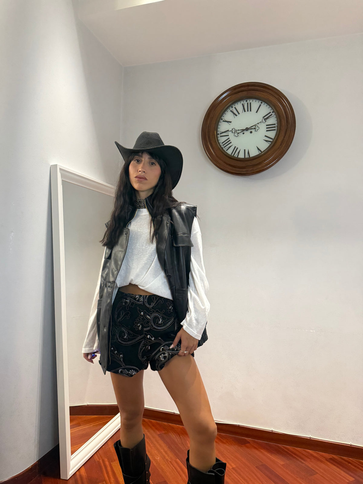 Chiodo Gilet Oversize