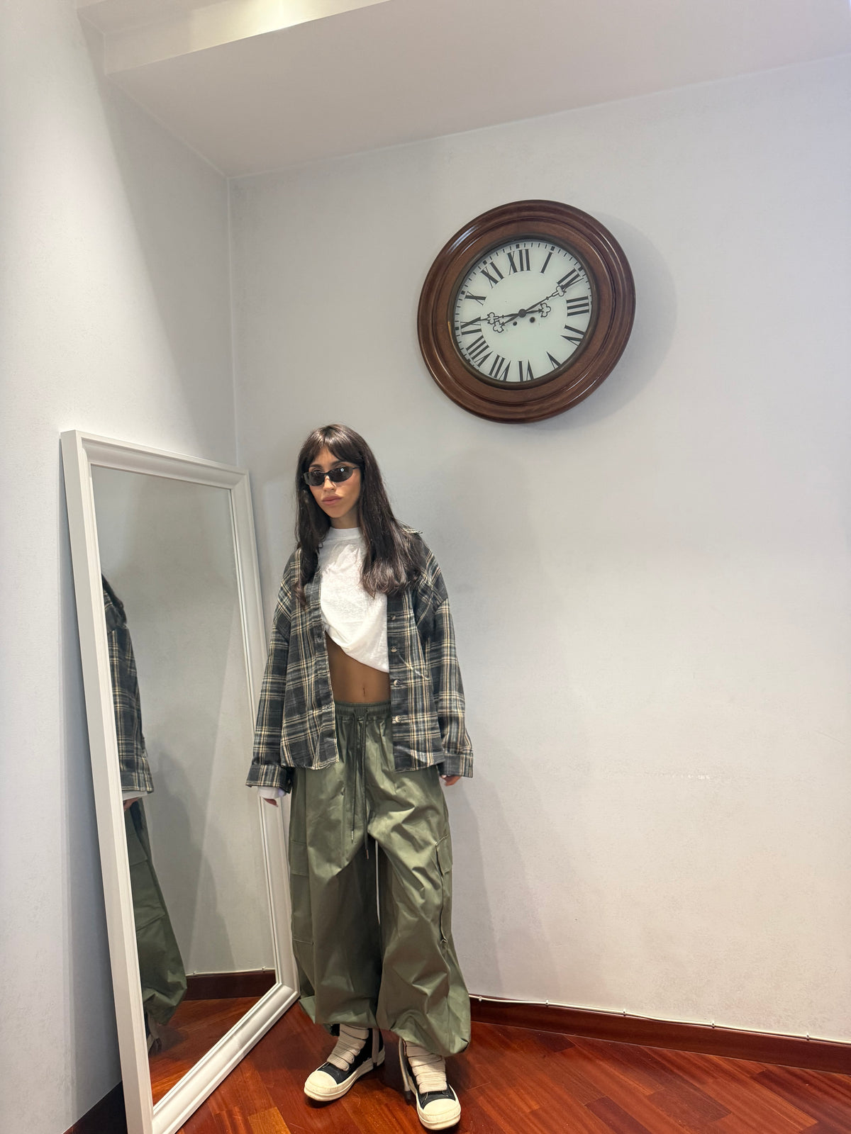 Camicia Tartan Frange