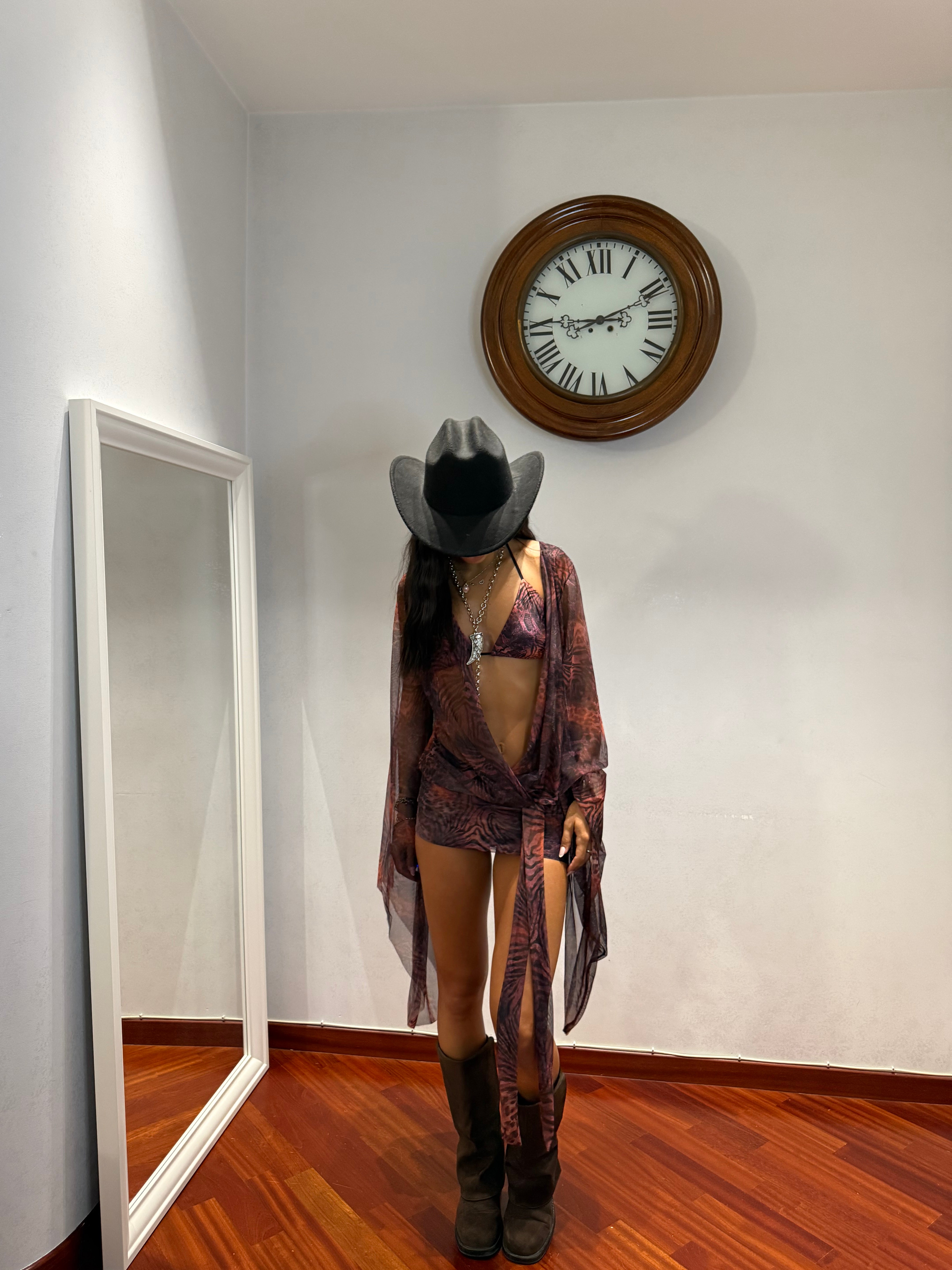 Dress+Bikini Deep Zebra