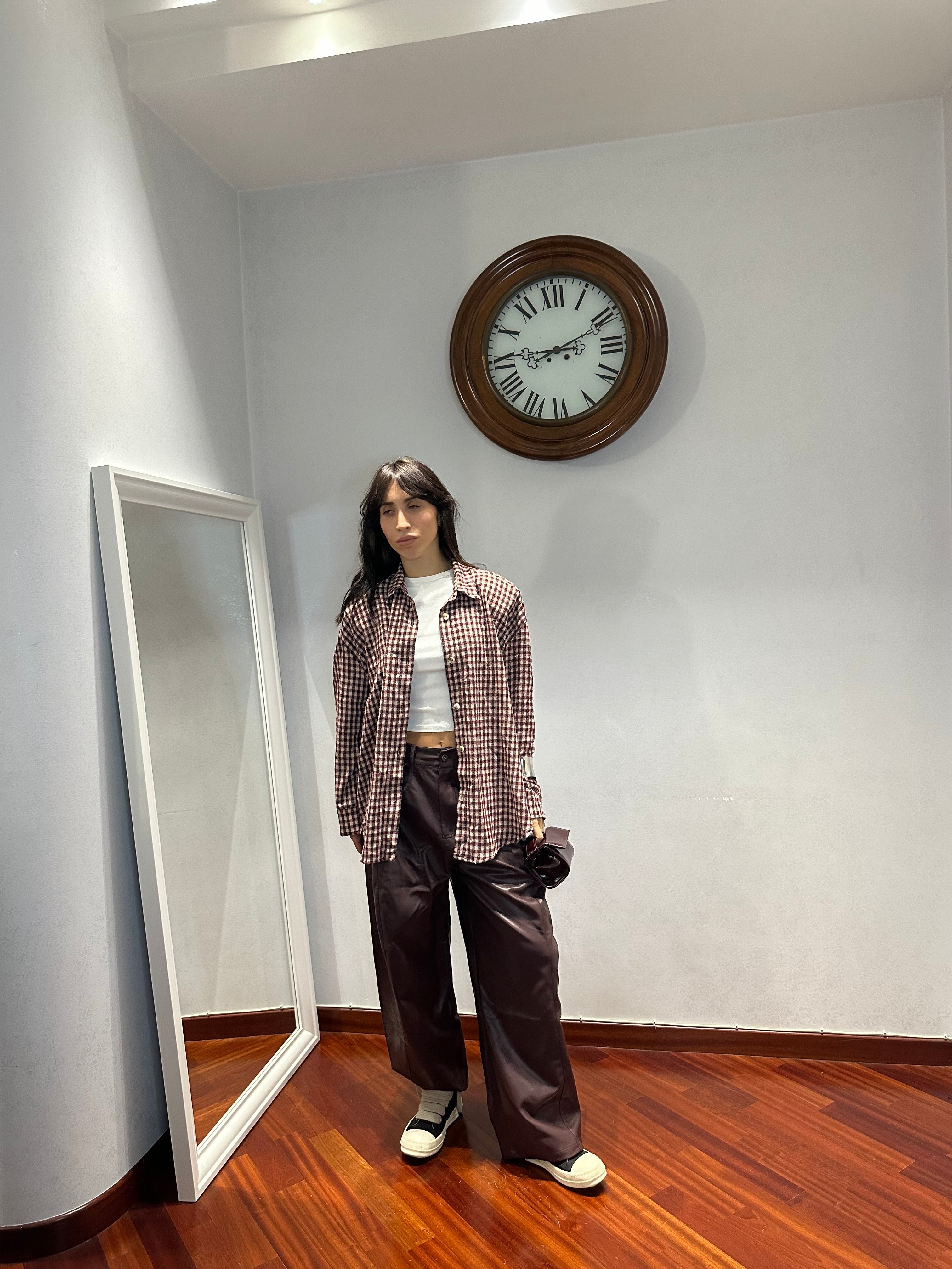 Panta Ecopelle Burgundy