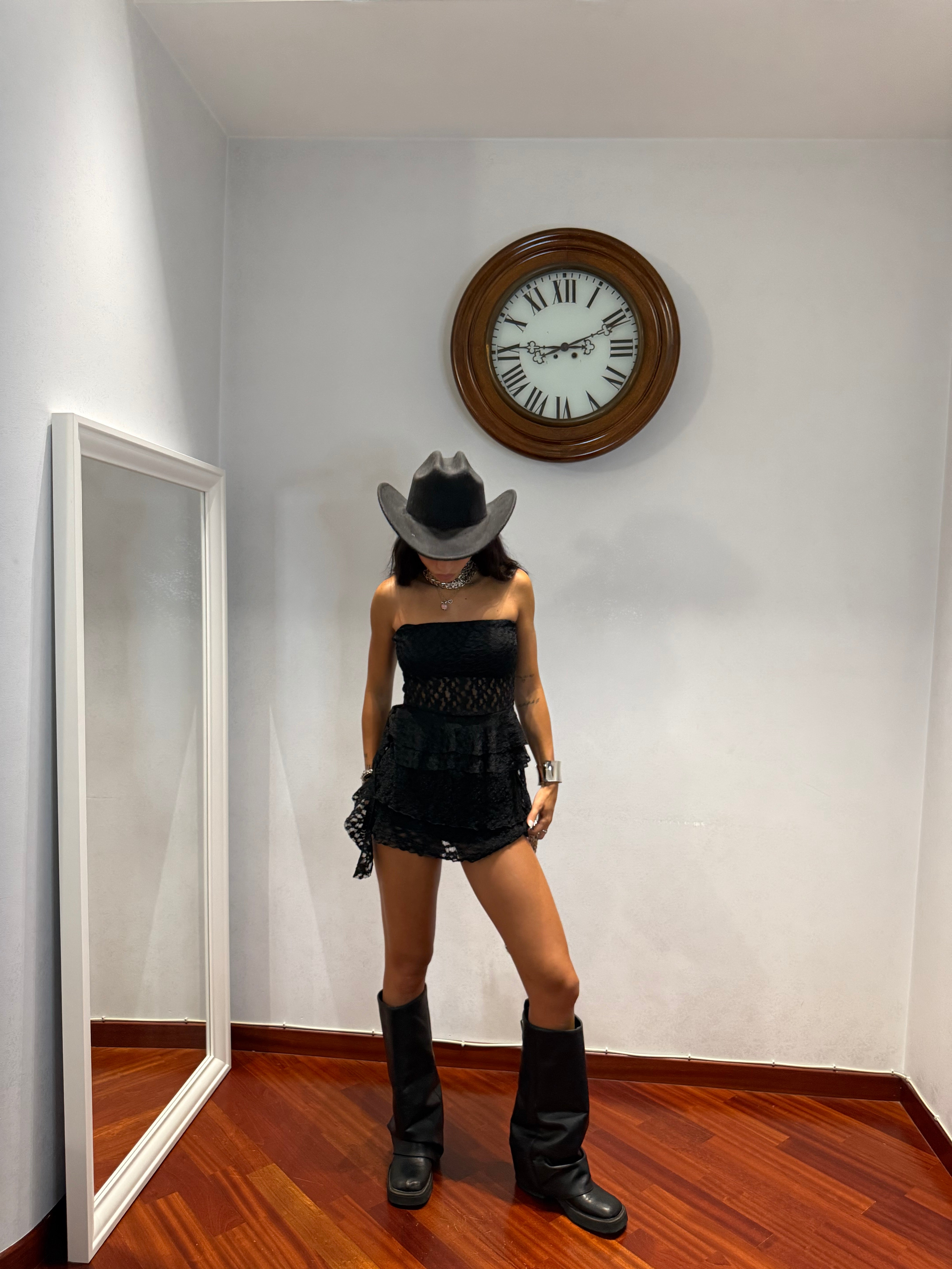 PantaGonna Pizzo nero