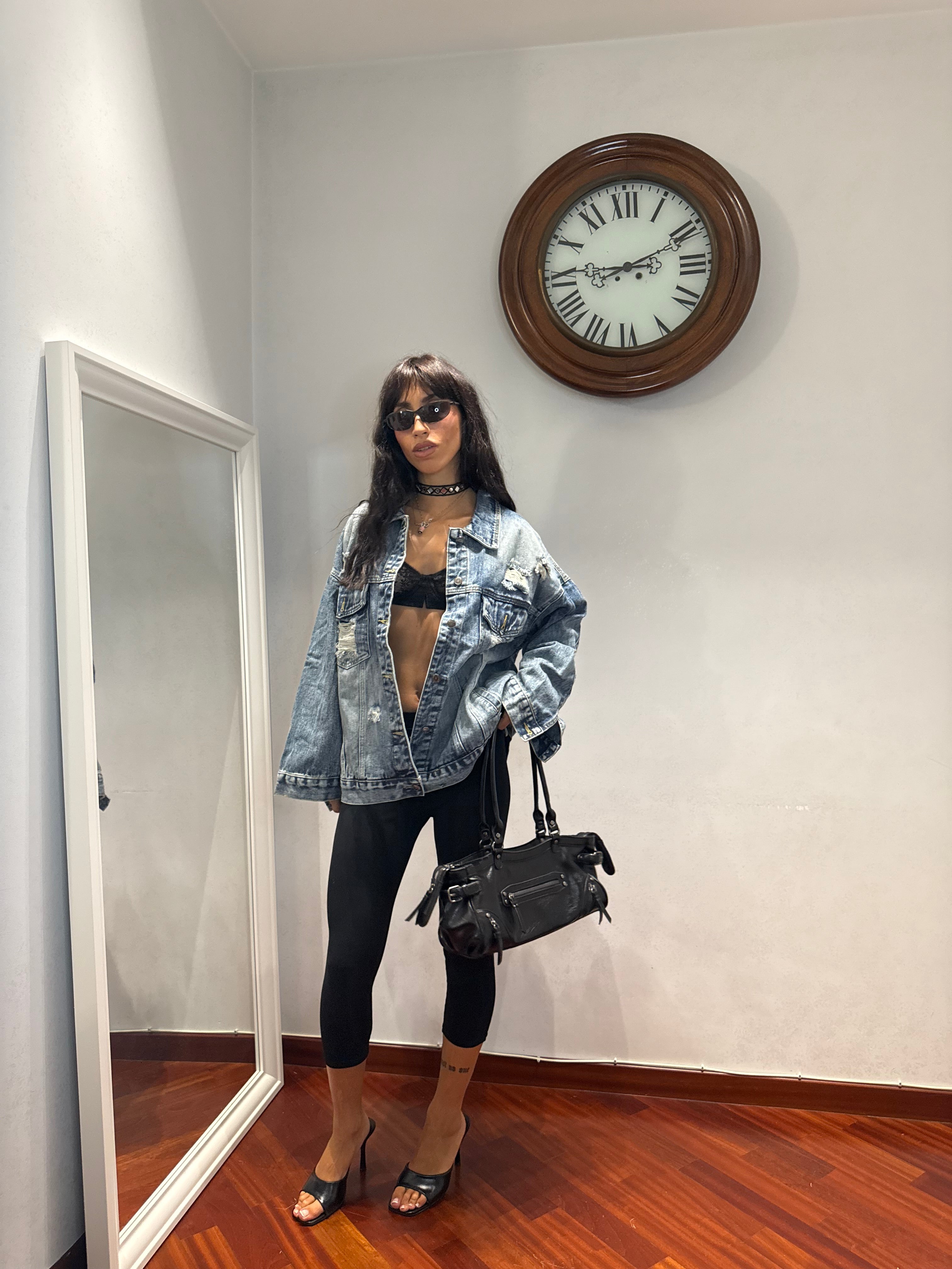 Jacket Denim Strappi