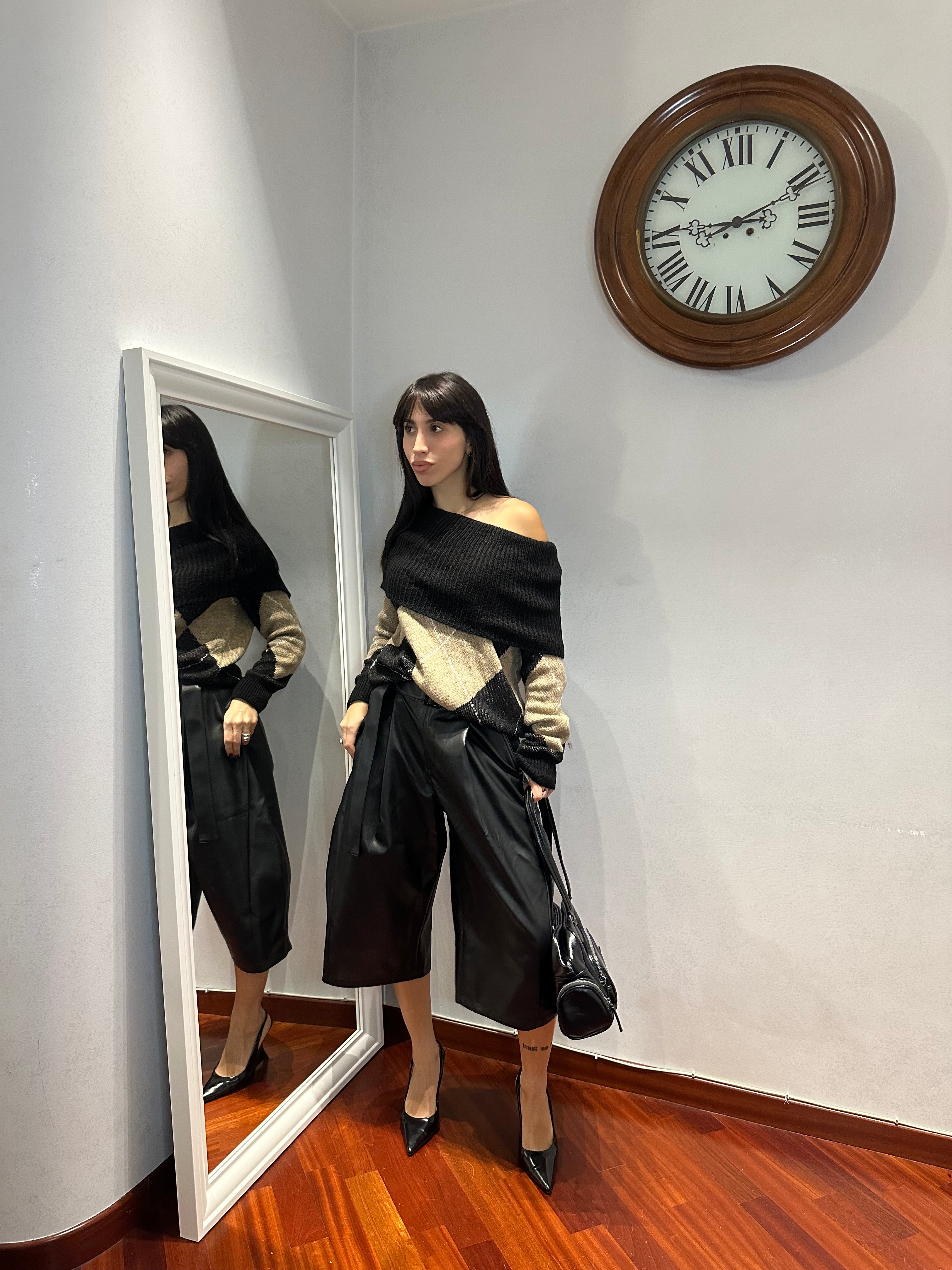 Maglione Monospalla Rombi