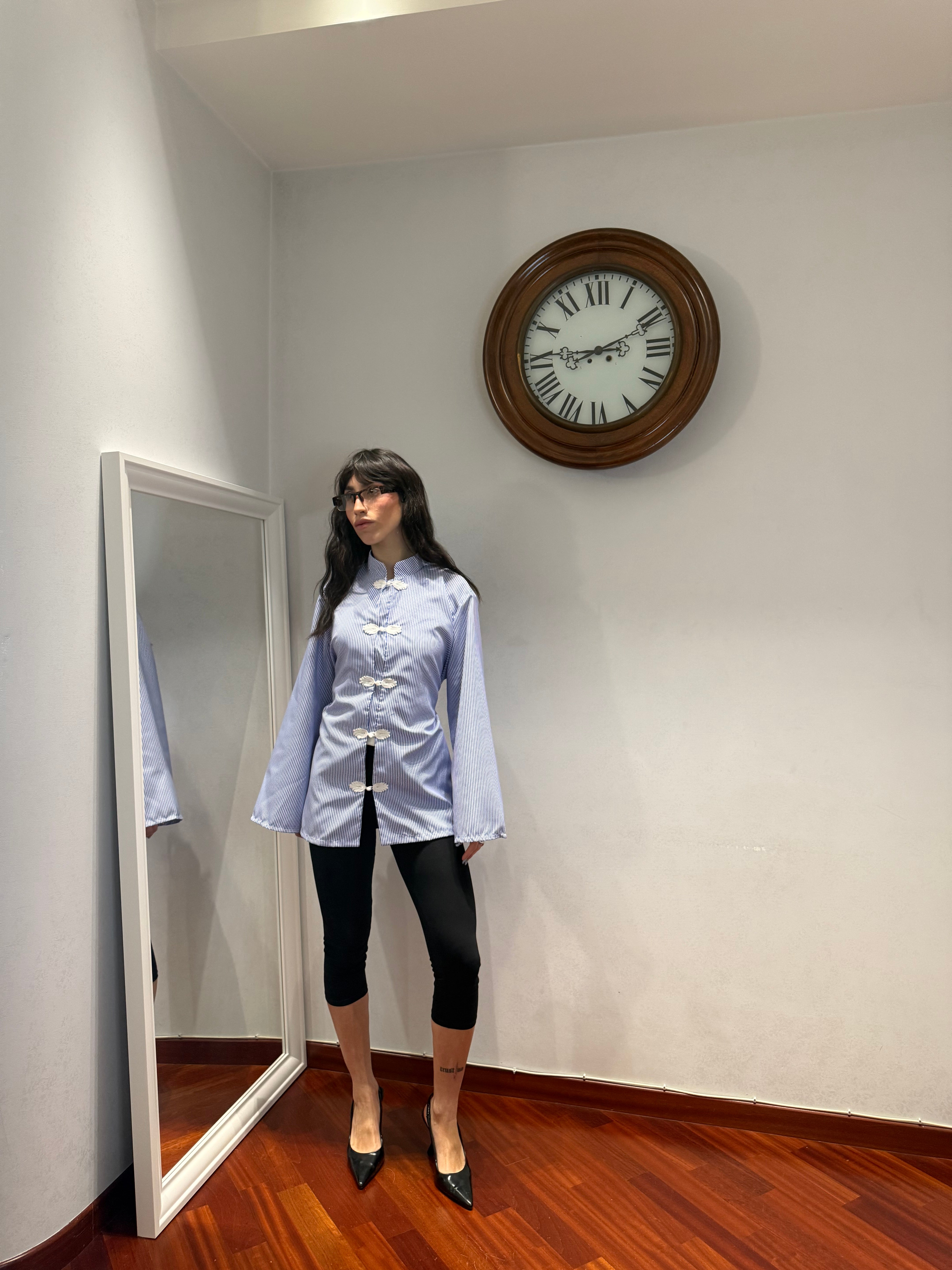 Camicia Alamari Righe