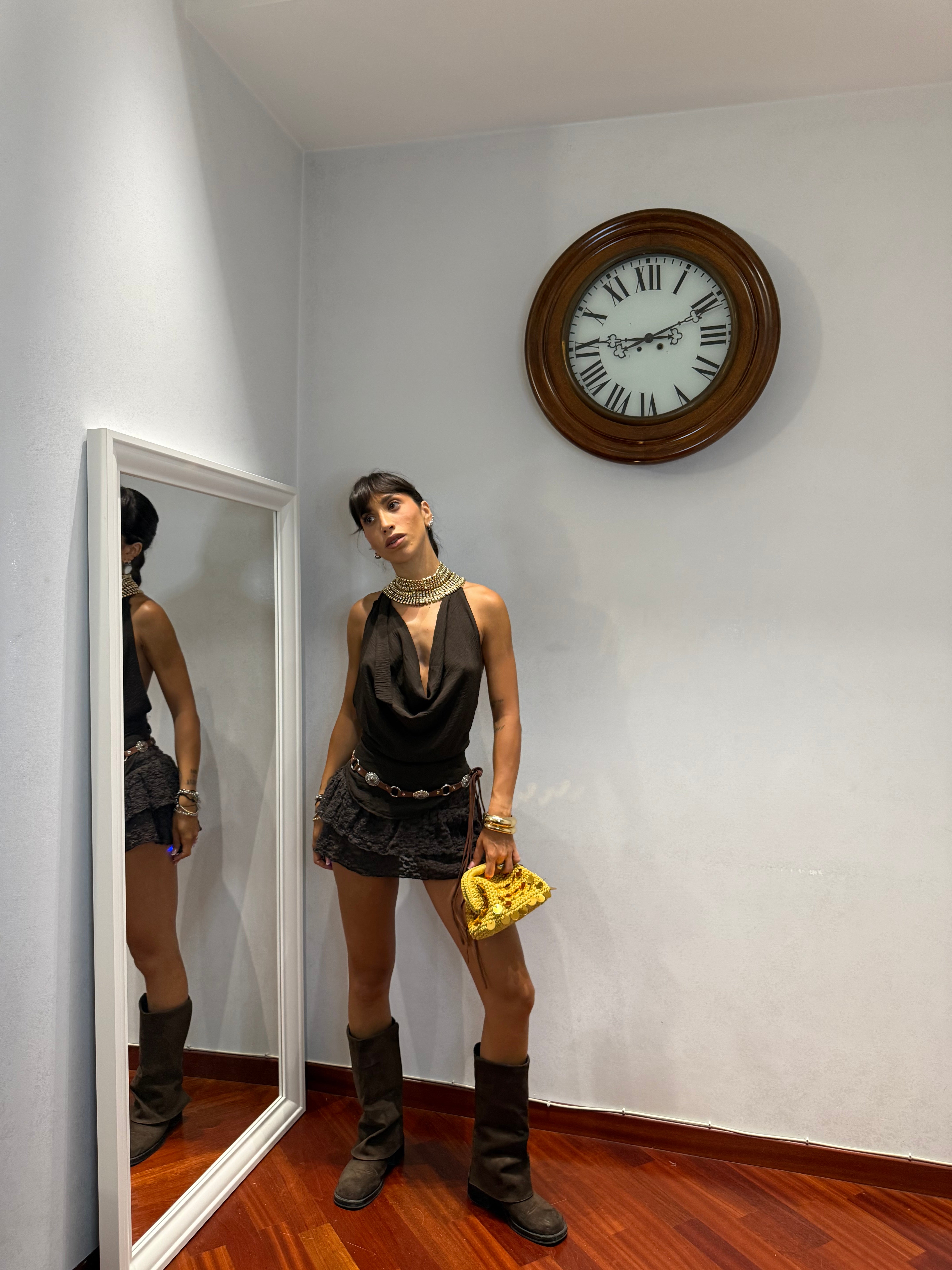 PantaGonna Pizzo Marrone