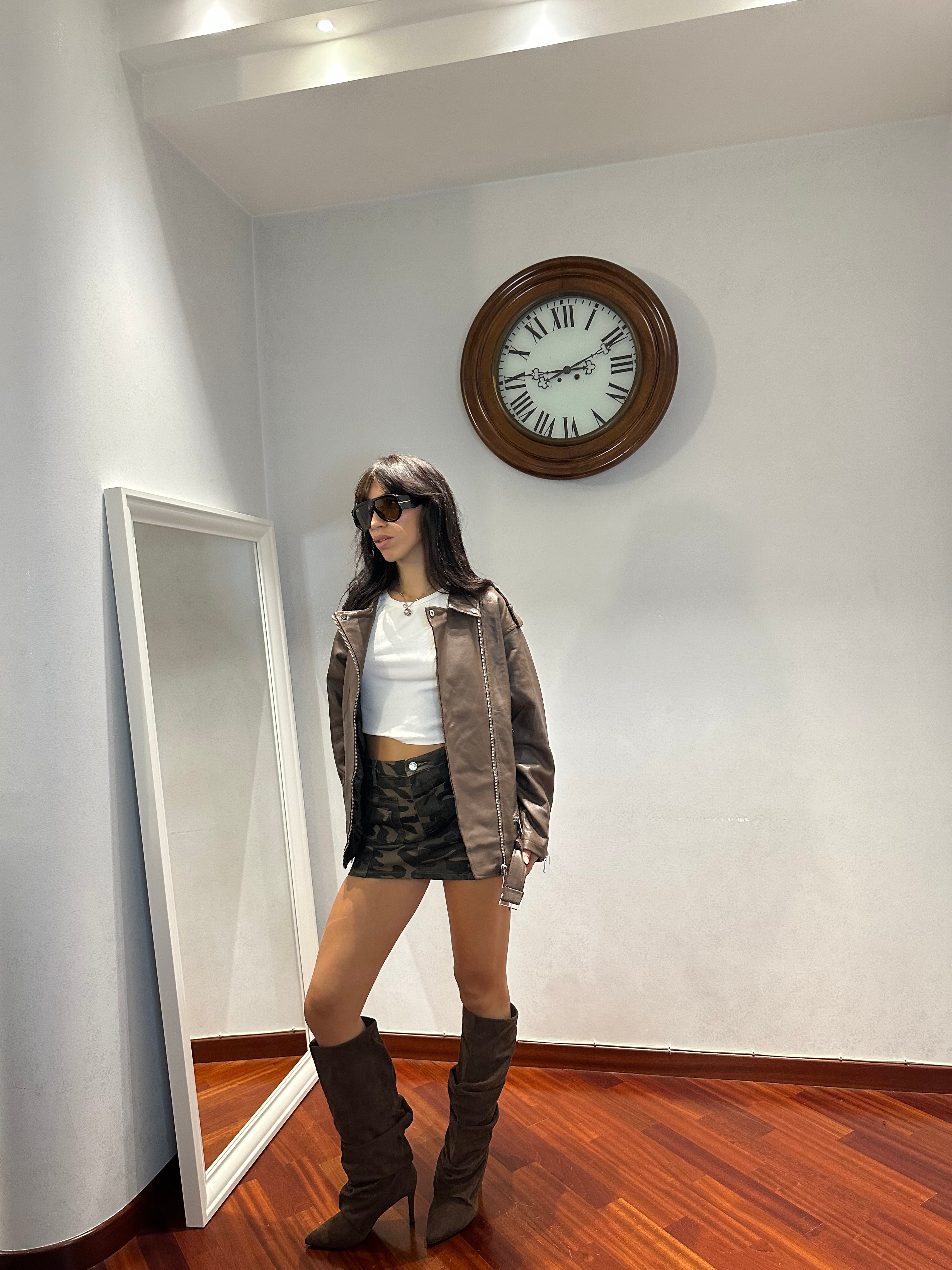 Chiodo Oversize Choco