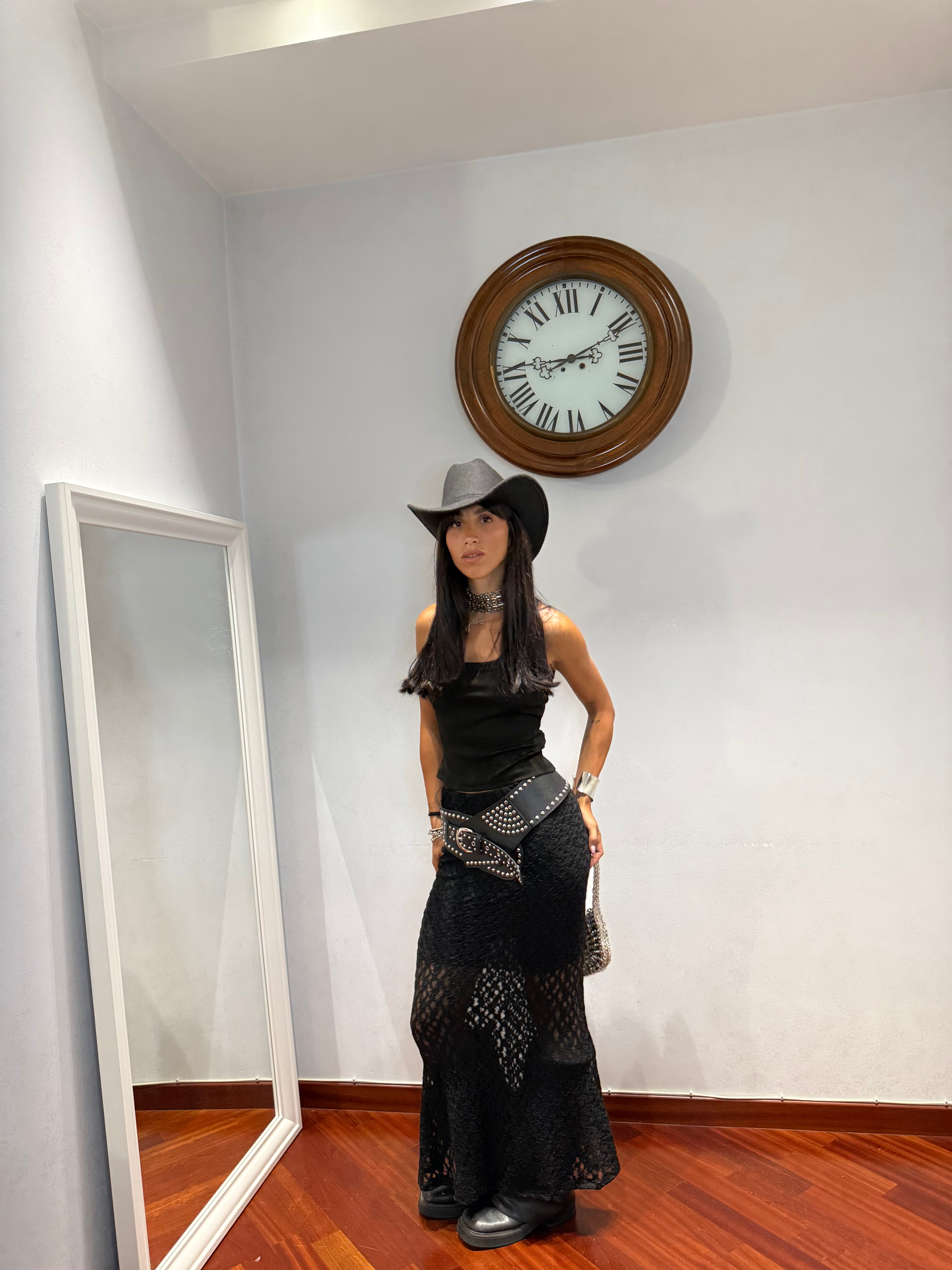 Gonna Pizzo (Vari Colori)