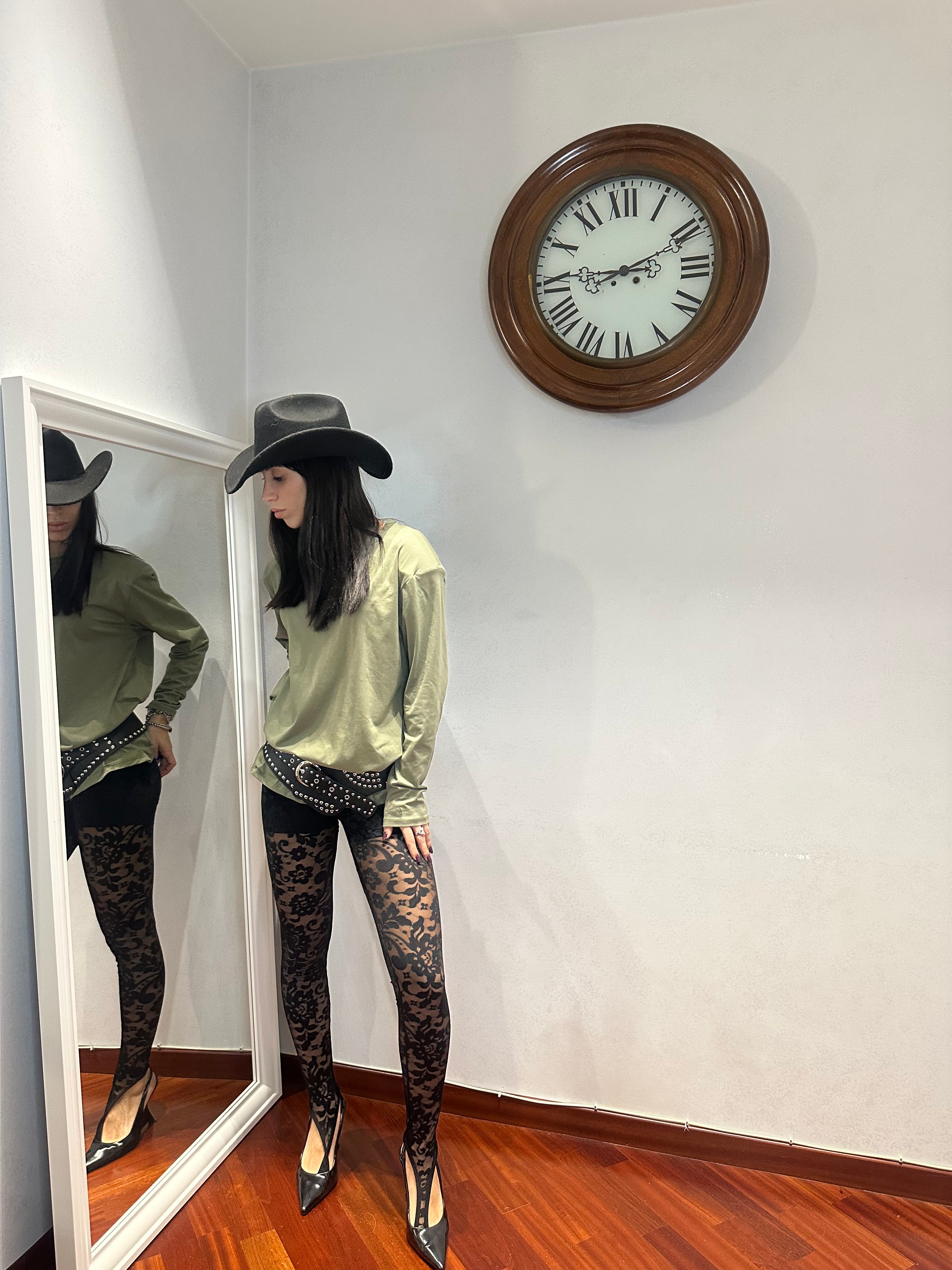 Leggins Contenitivo Pizzo