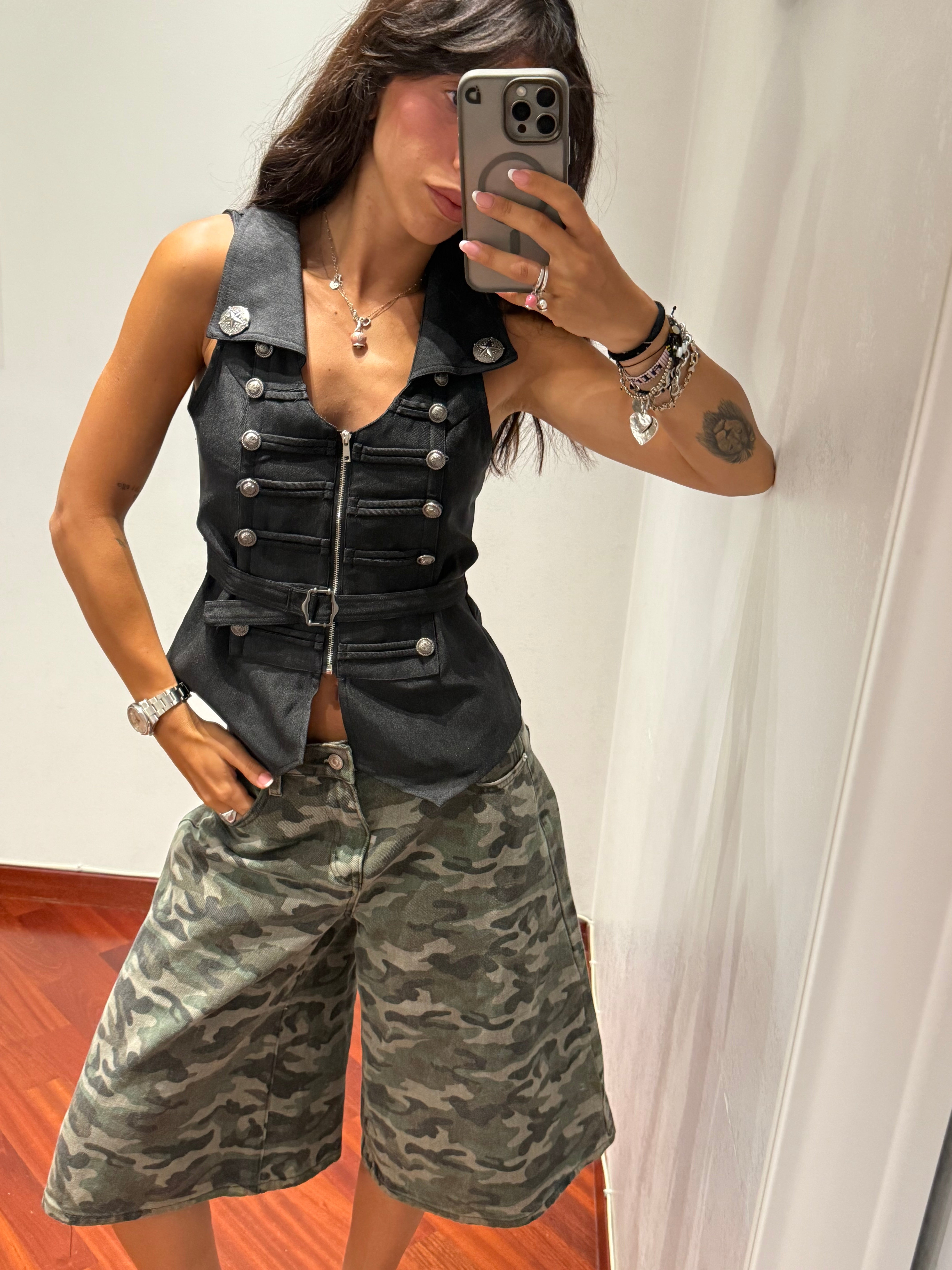 Gilet Napoleon Nero
