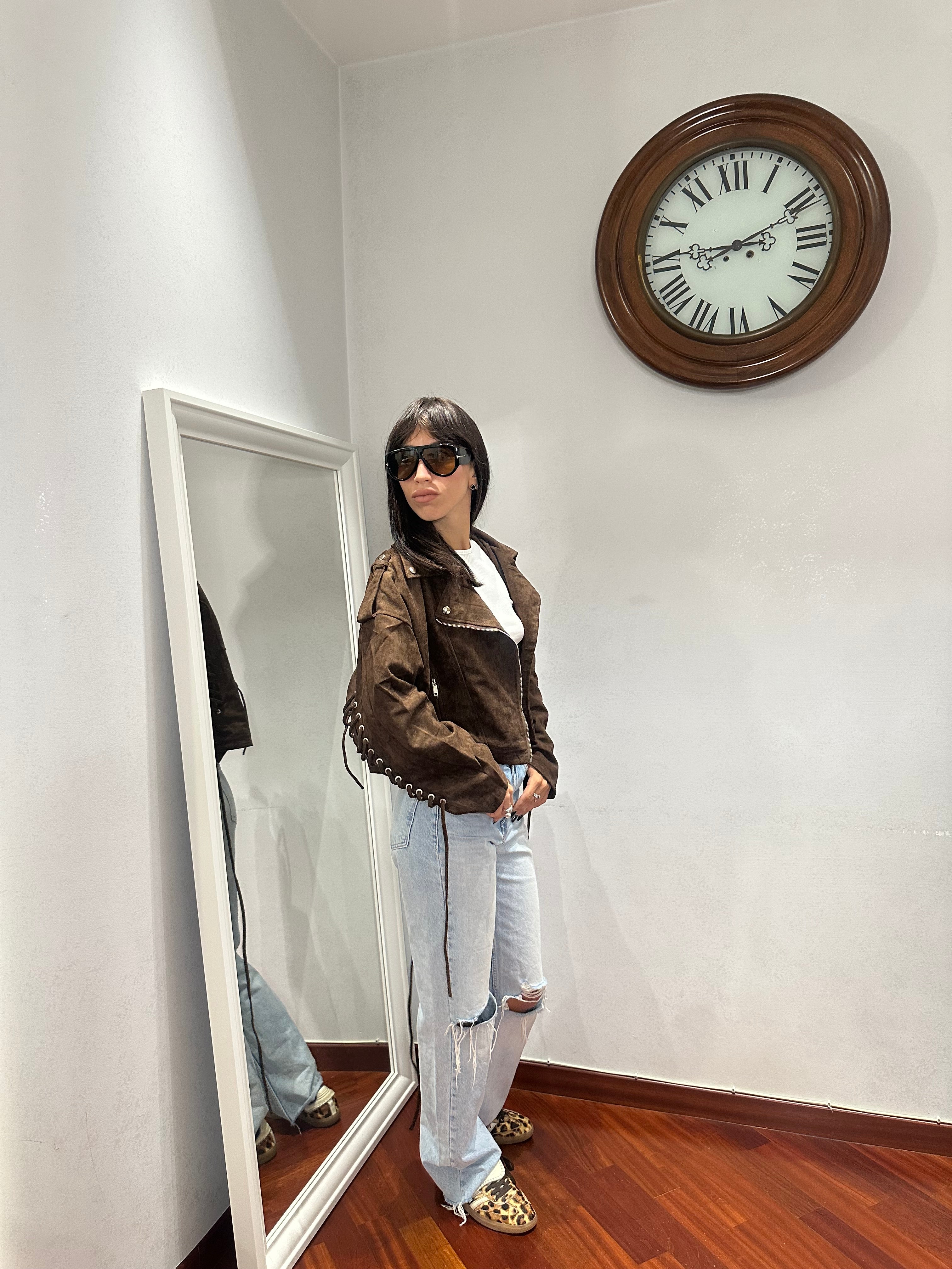 Chiodo Suede Treccia EVASO LUNEDÌ