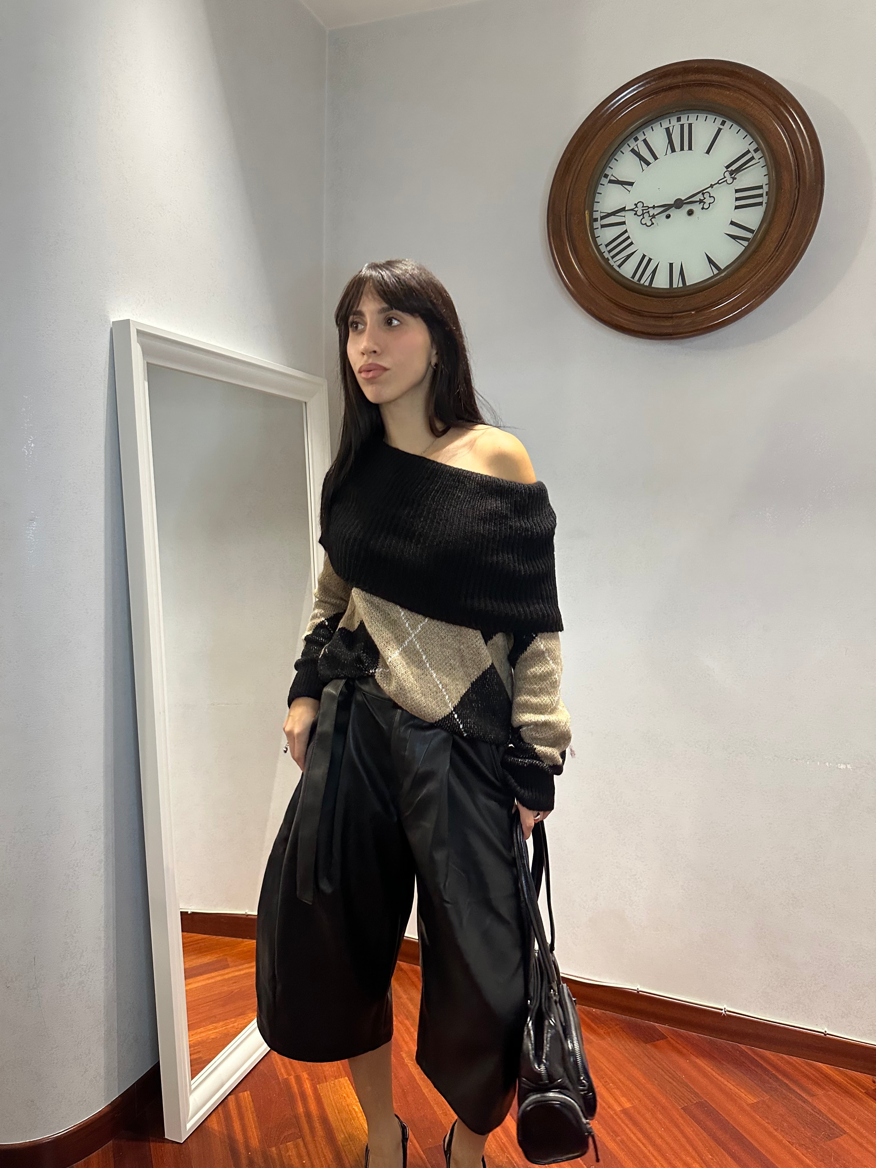 Maglione Monospalla Rombi