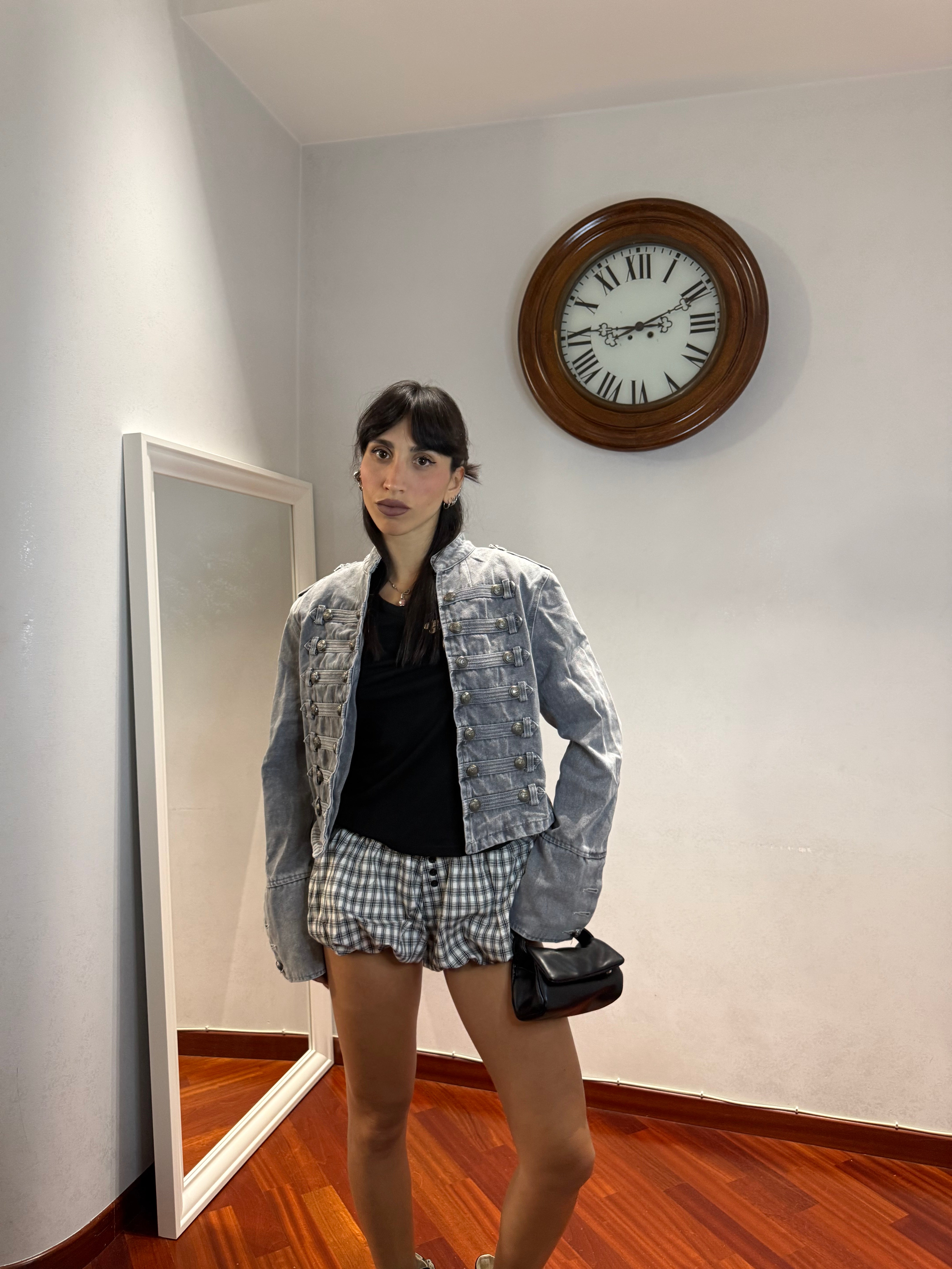 Napoleon Jacket Denim Gray