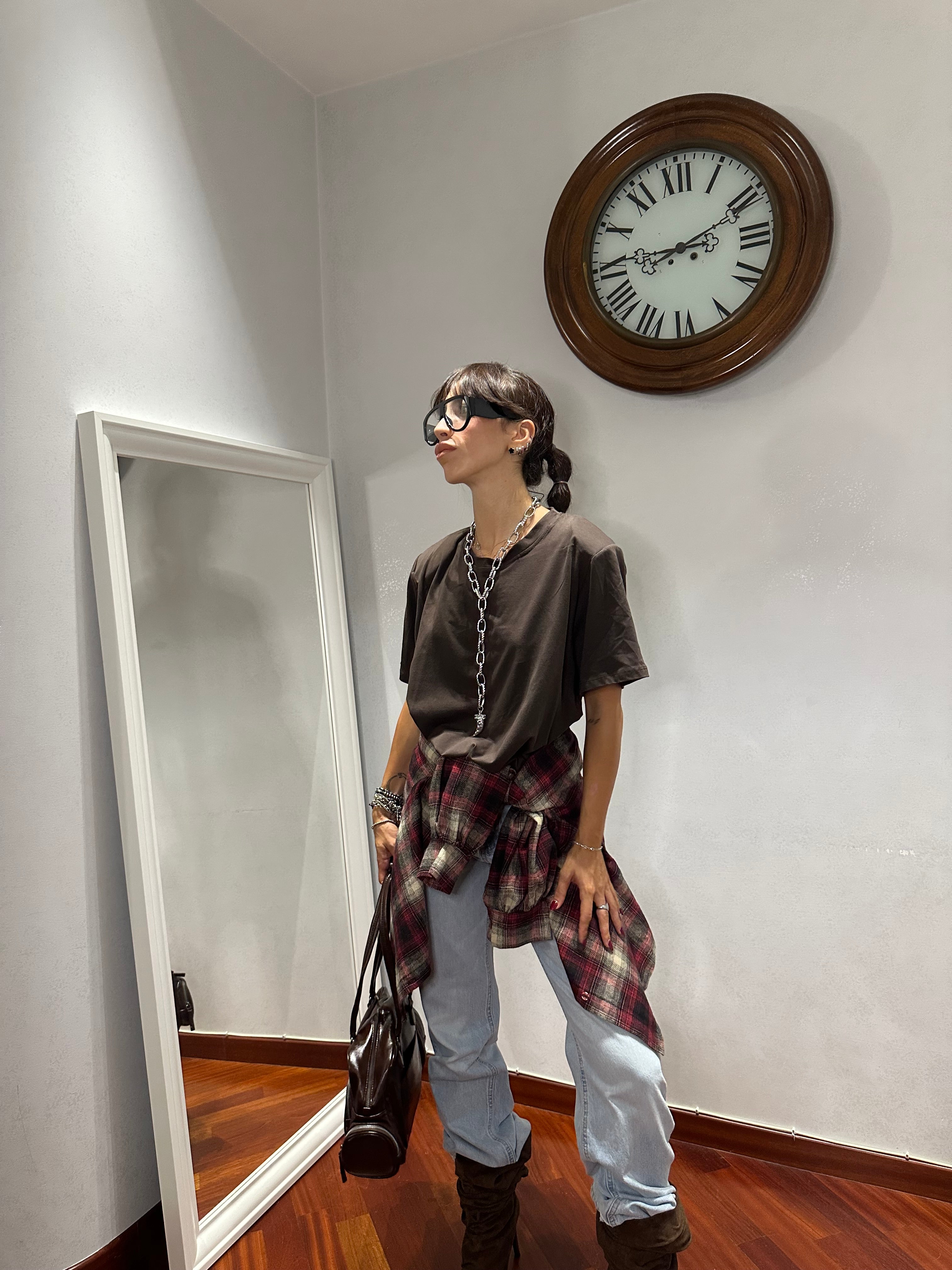 T-shirt Spalline Brown