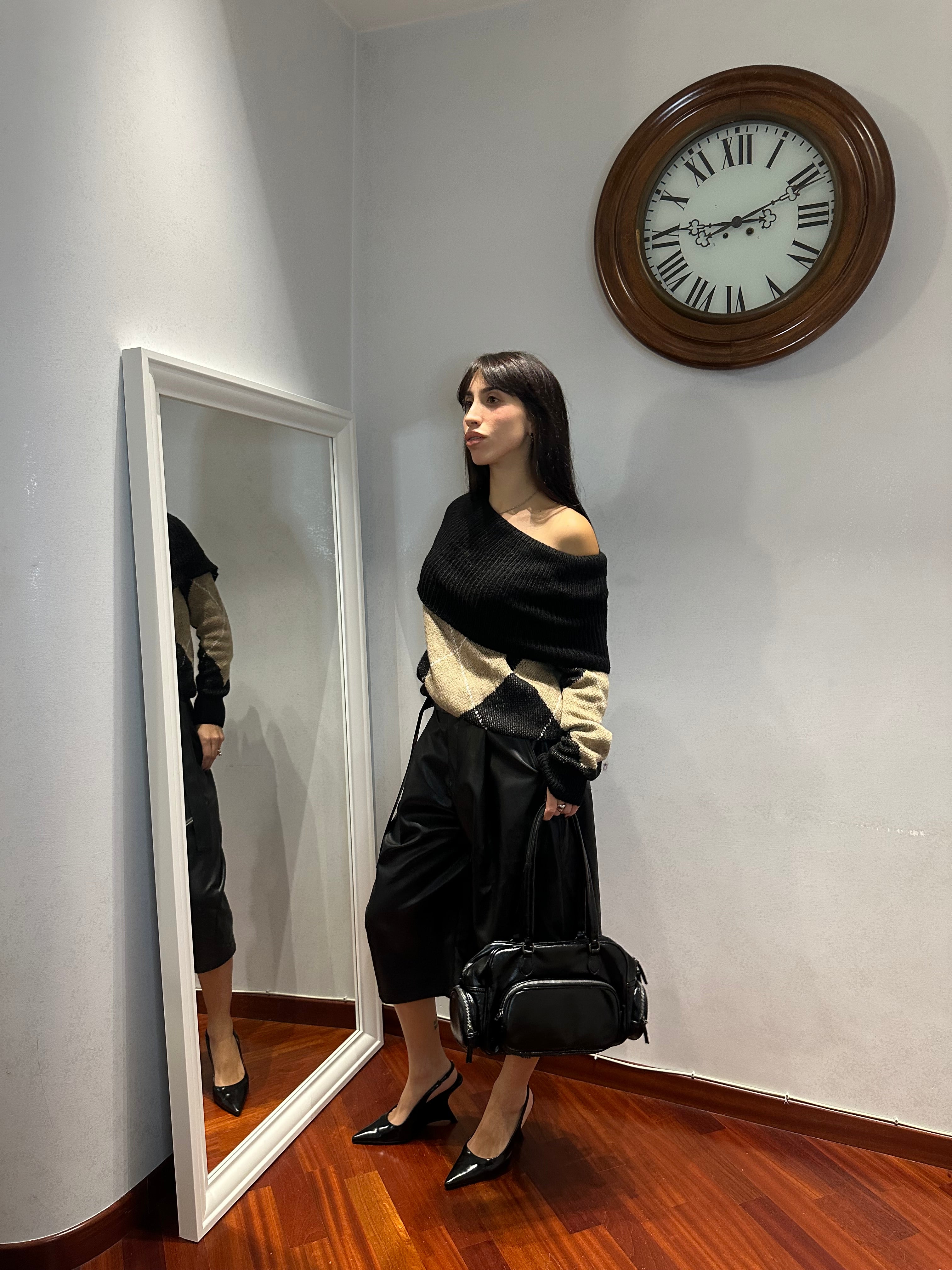 Maglione Monospalla Rombi