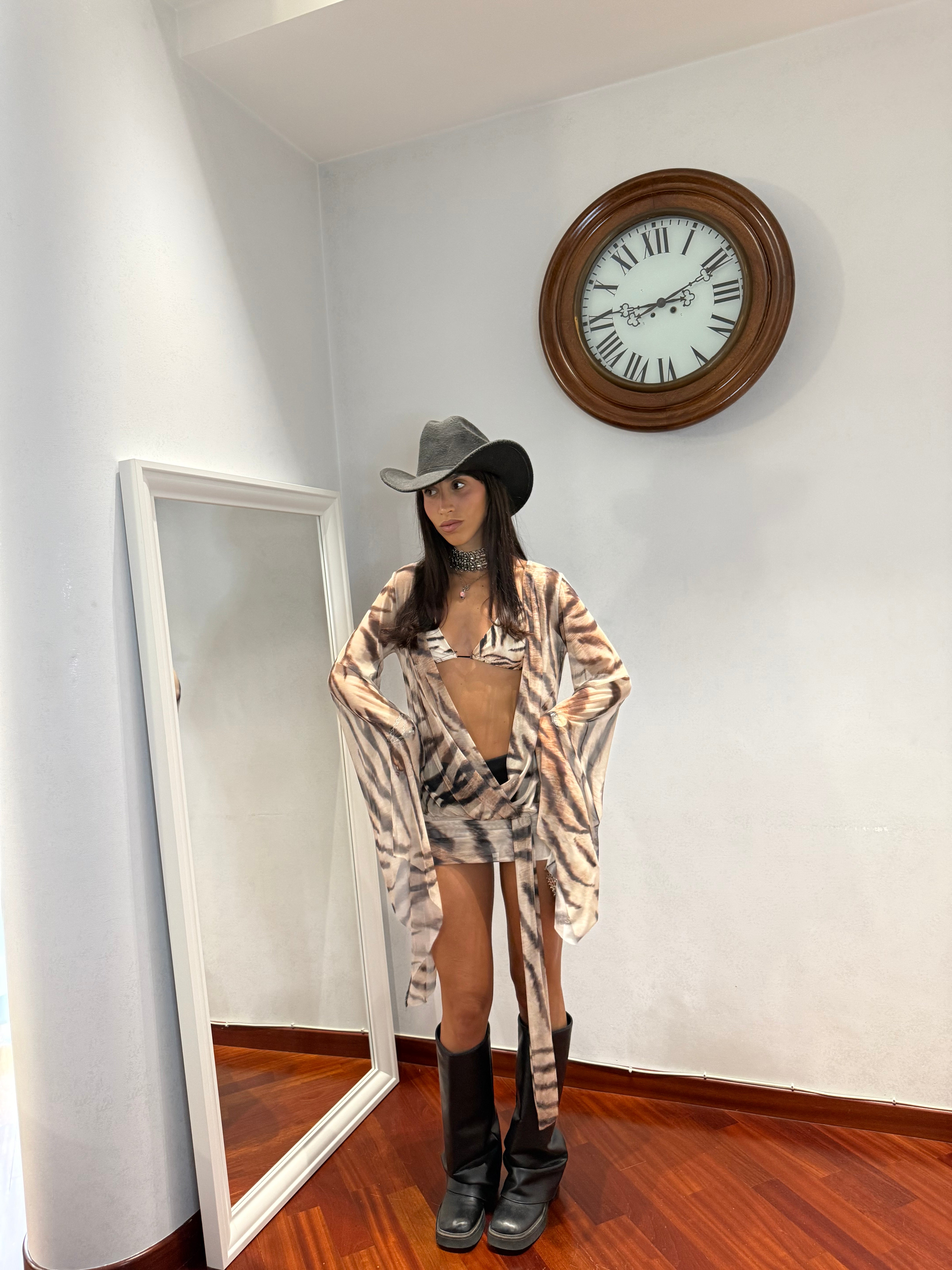 Dress+Bikini Zebra