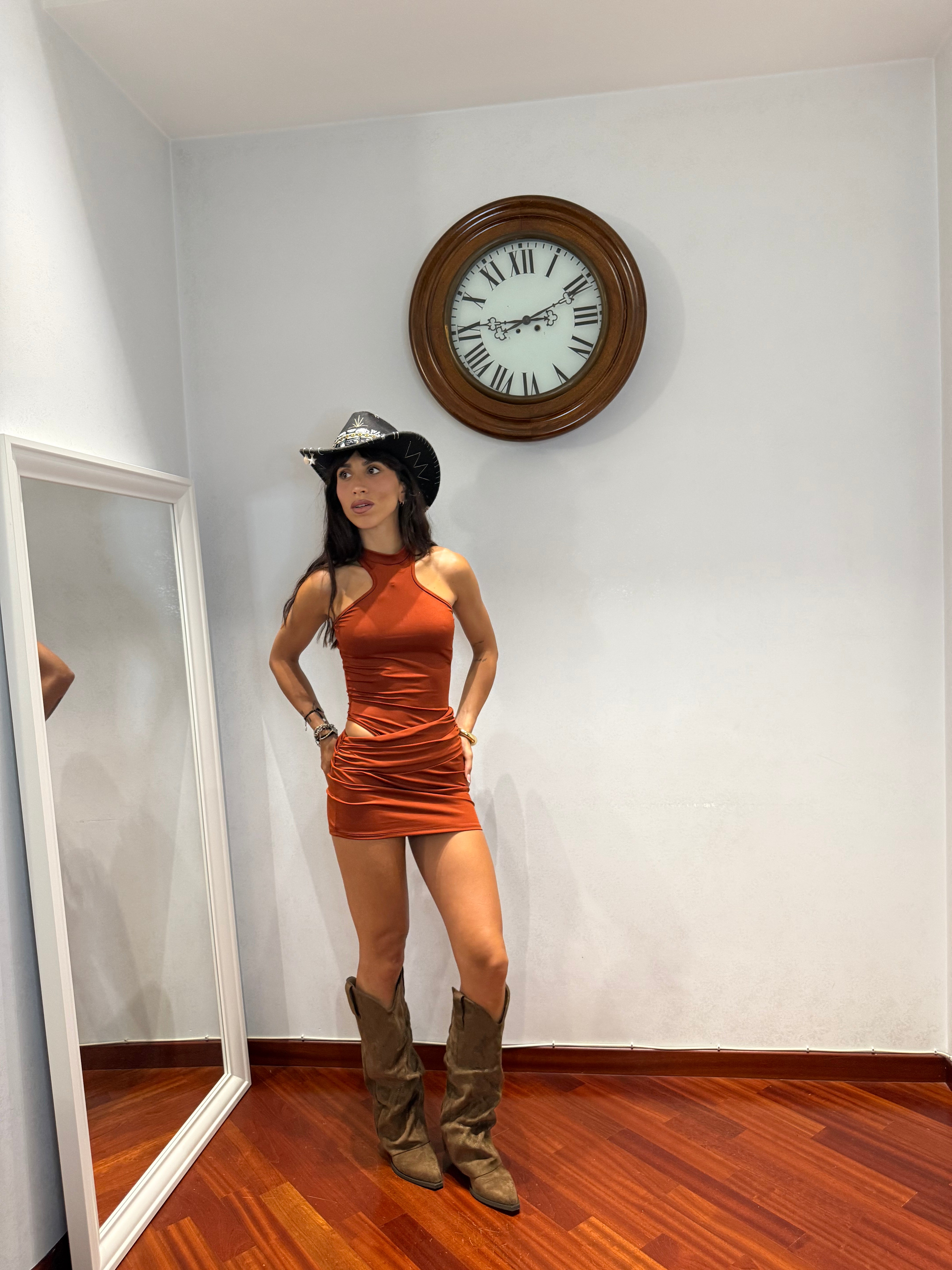 MiniDress Savana Ruggine