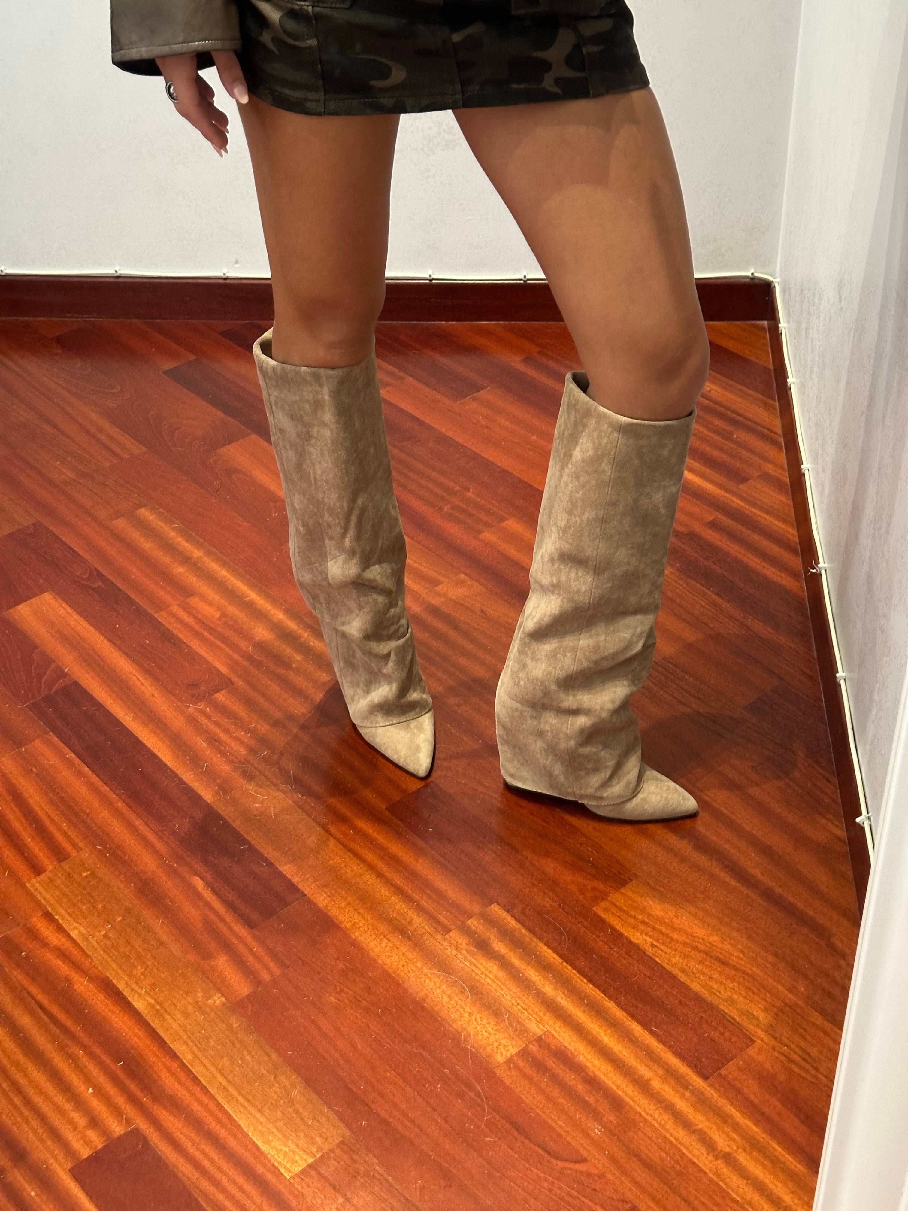 Boots BIG ATTICO taupe