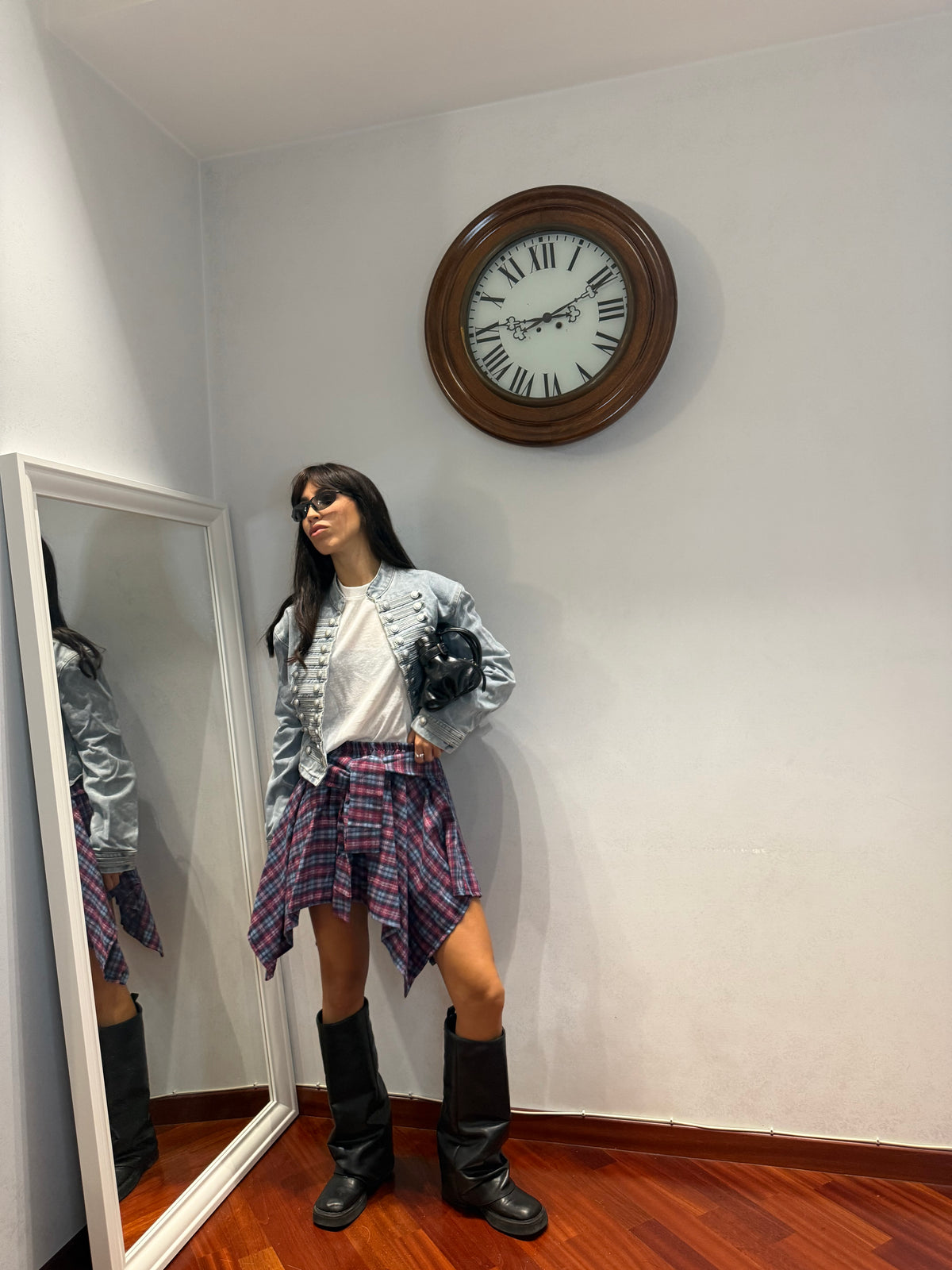 Gonna Camicia BigTartan (Vari Colori)