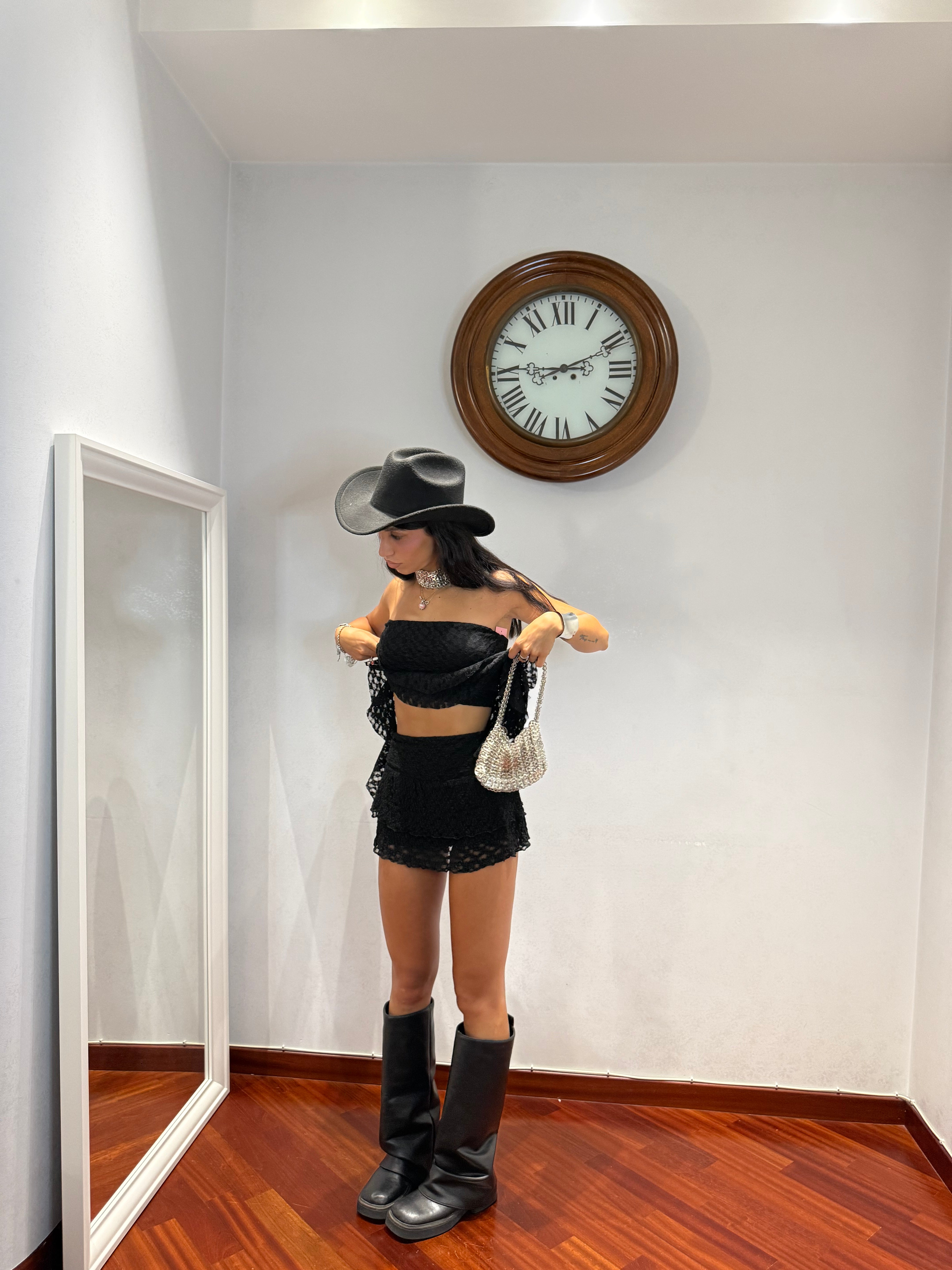 PantaGonna Pizzo nero