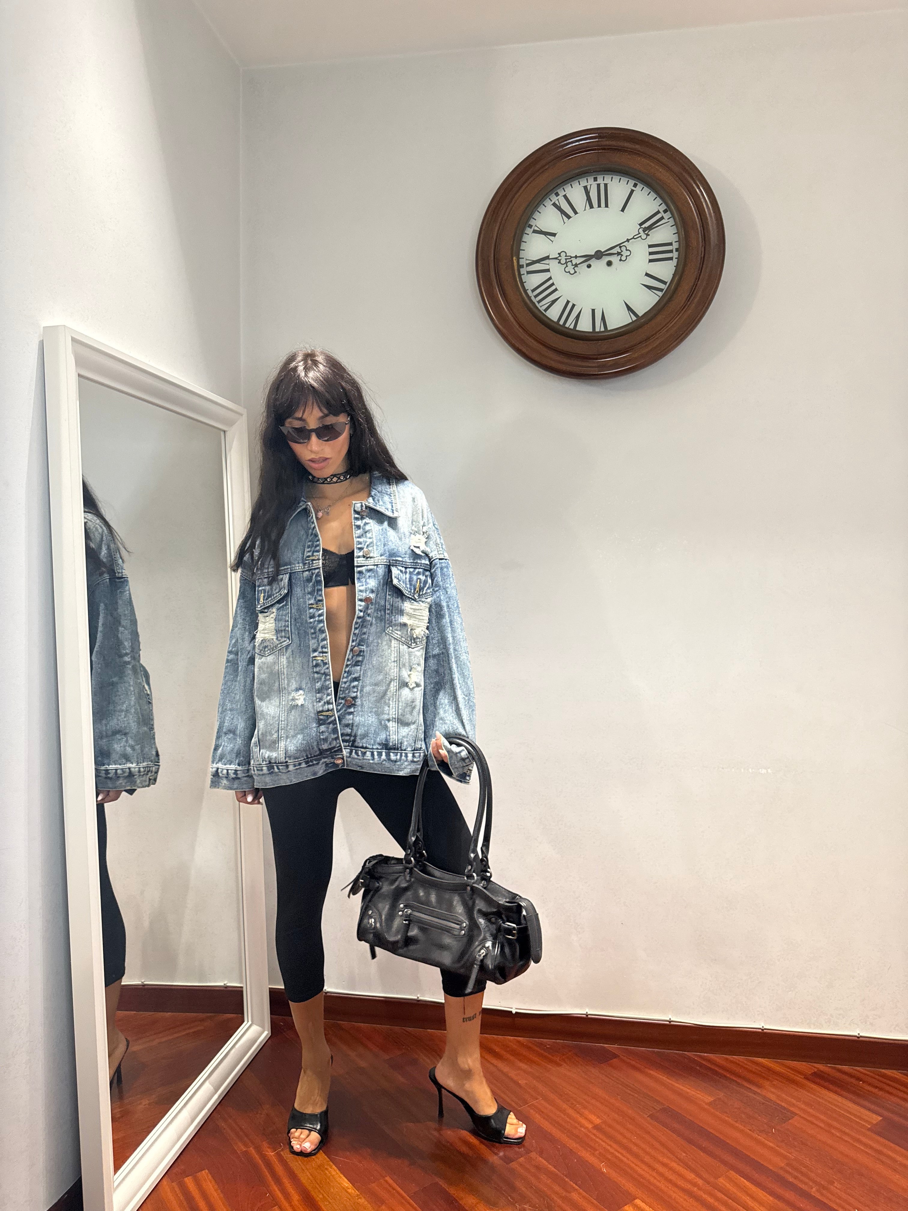 Jacket Denim Strappi